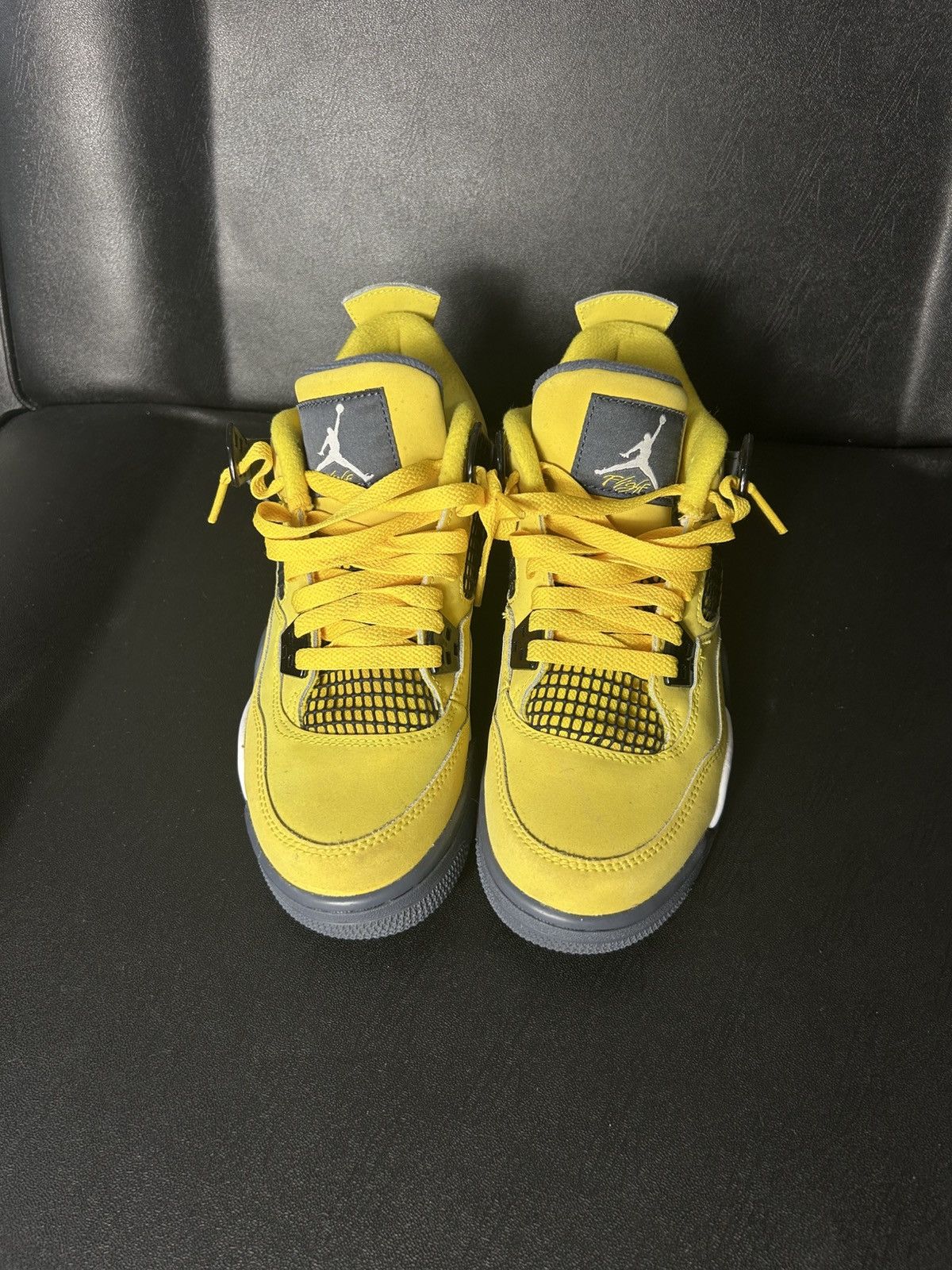 Nike Nike Air Jordan 4 Retro Lightning 2021 408452-700 Size 5 Size US 5 / EU 37 - 1 Thumbnail