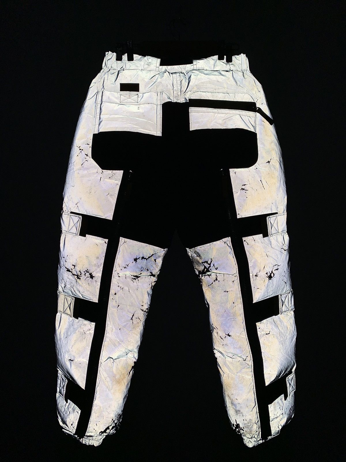 Apollo Avirex Hangar Apollo 11 Puffer Pants Distressed Reflective Size US 34 / EU 50 - 9 Thumbnail
