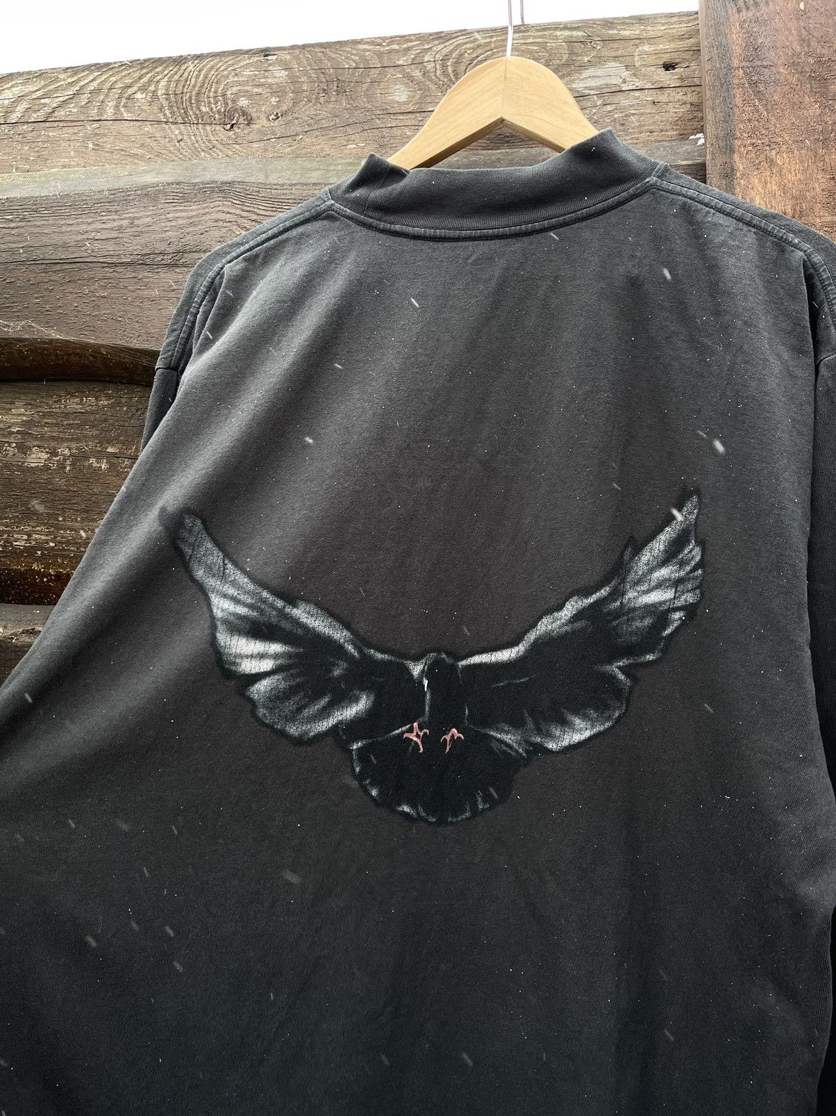 Balenciaga × Gap × Kanye West YEEZY GAP ENGINEERED BY BALENCIAGA DOVE LONGSLEEVE TEE BLACK Size US S / EU 44-46 / 1 - 3 Thumbnail