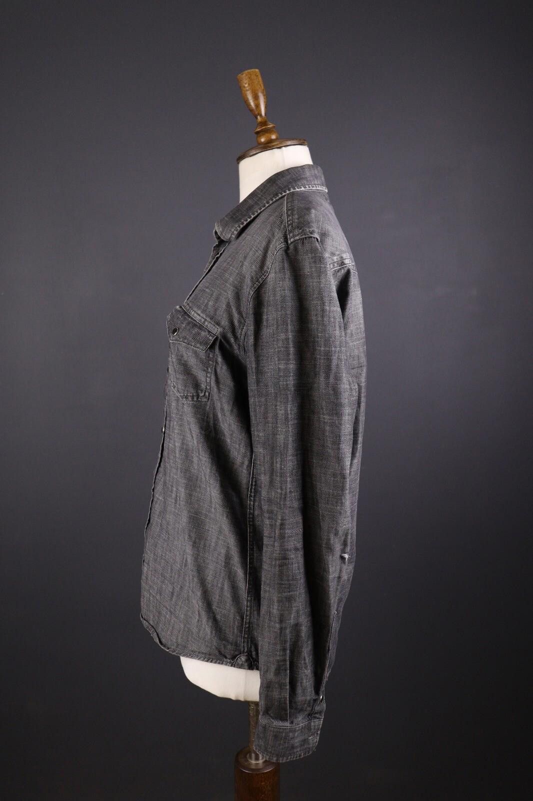 The Kooples The Kooples Jeans Fitted Gray Button Down Shirt Size M Size US M / EU 48-50 / 2 - 5 Thumbnail