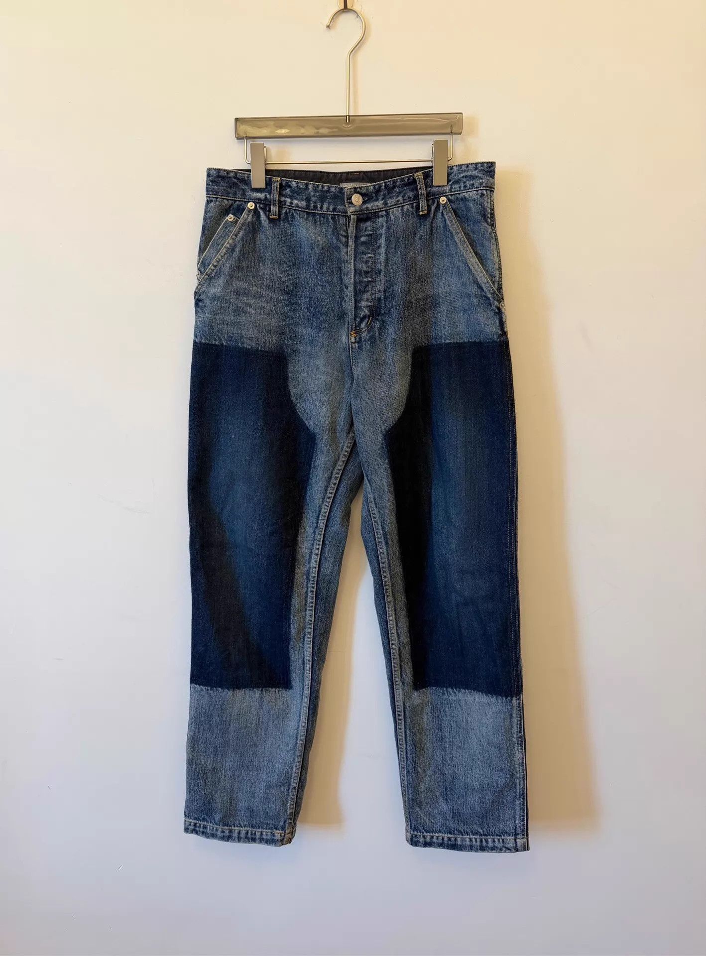 Dior DIOR SS24 paneled loose midrise workwear jeans men's blue 48 Size US 32 / EU 48 - 1 Thumbnail