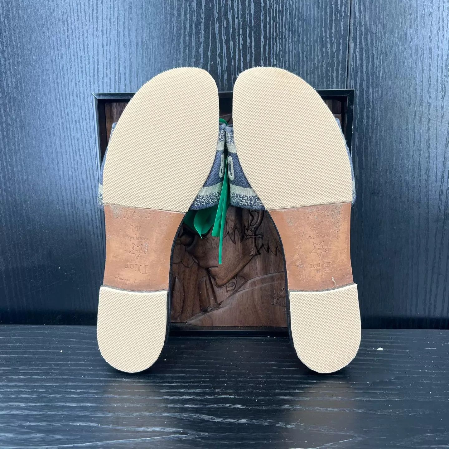 Dior Dior Dway Navy Slippers 36 Resoled With Box Size US 5.5 / IT 35.5 - 8 Thumbnail
