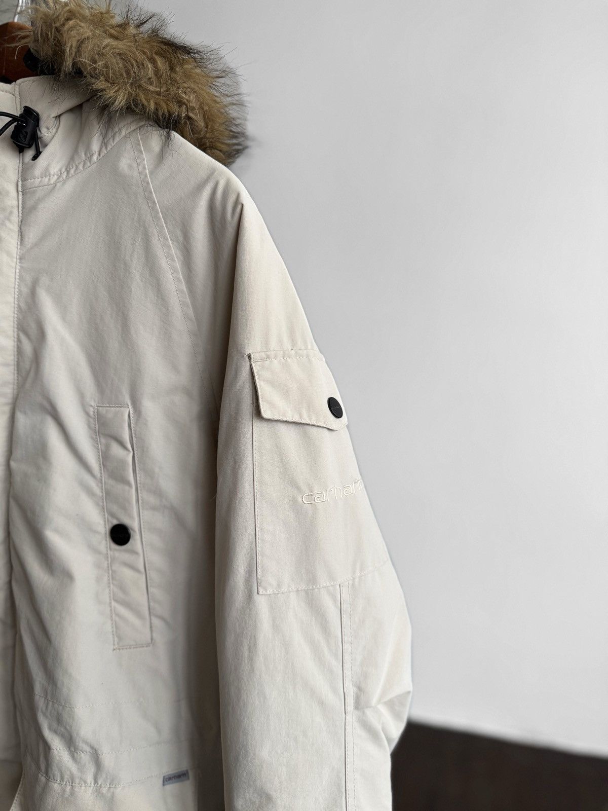 Carhartt Wip Carhartt WIP Anchorage Parka Winter Jacket Hooded Faux Fur Size US S / EU 44-46 / 1 - 3 Thumbnail