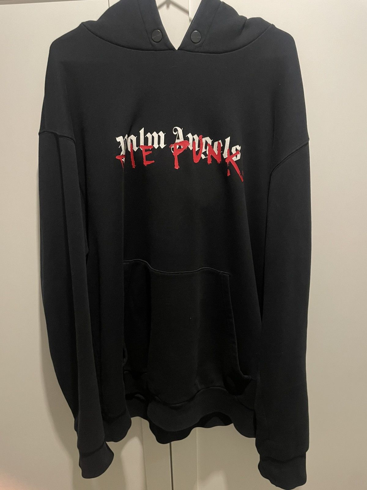 Palm Angels × Playboi Carti Palm Angels x Playboi Carti Die Punk Red Logo Hoodie Size US XXL / EU 58 / 5 - 1 Thumbnail
