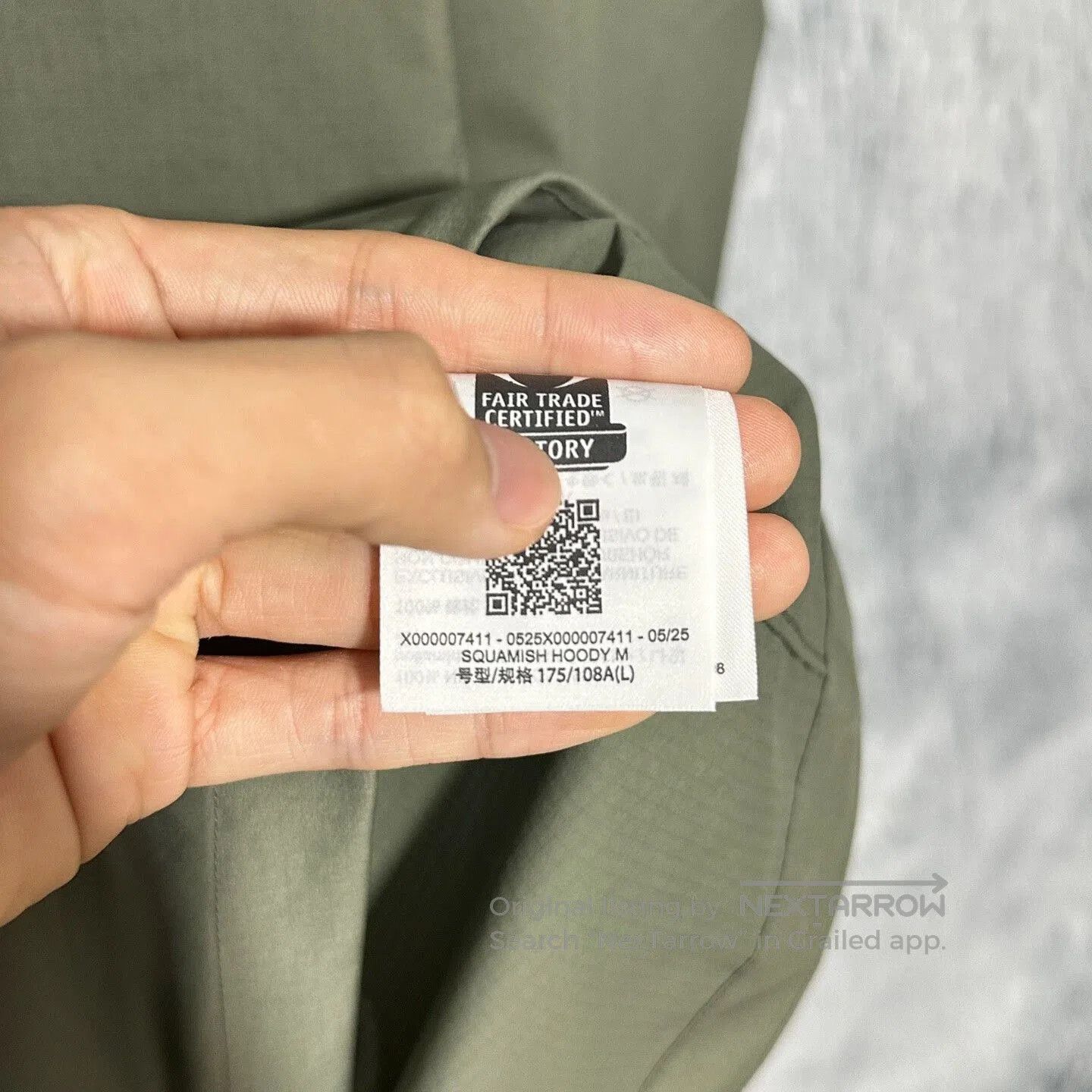 Arc'teryx arcteryx squamish hoody windbreaker full zip. Size US L / EU 52-54 / 3 - 7 Thumbnail