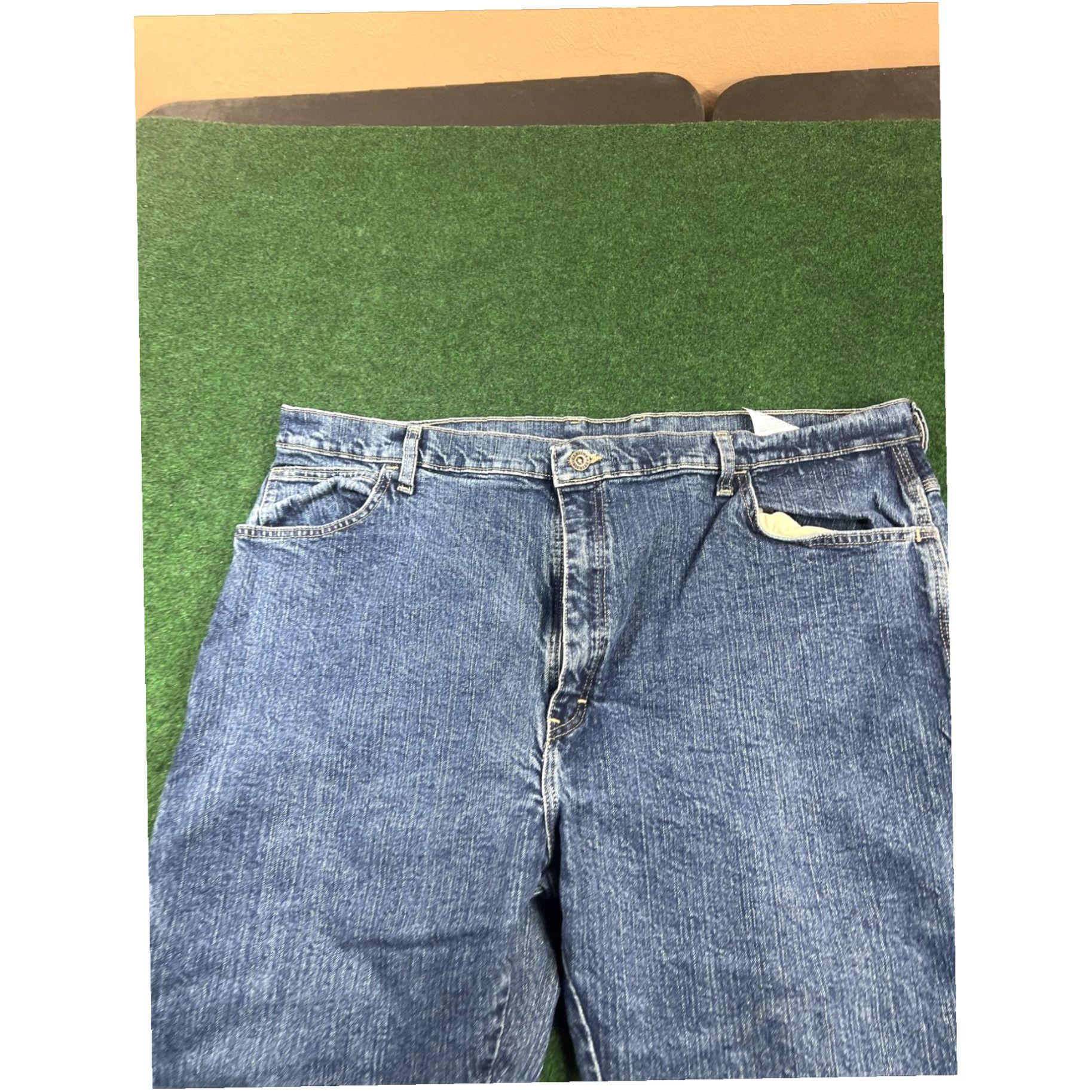 Dickies Dickies Relaxed Fit Carpenter Pants Men's 42x32 Blue Denim Jeans Work Wear Size US 42 / EU 58 - 3 Thumbnail