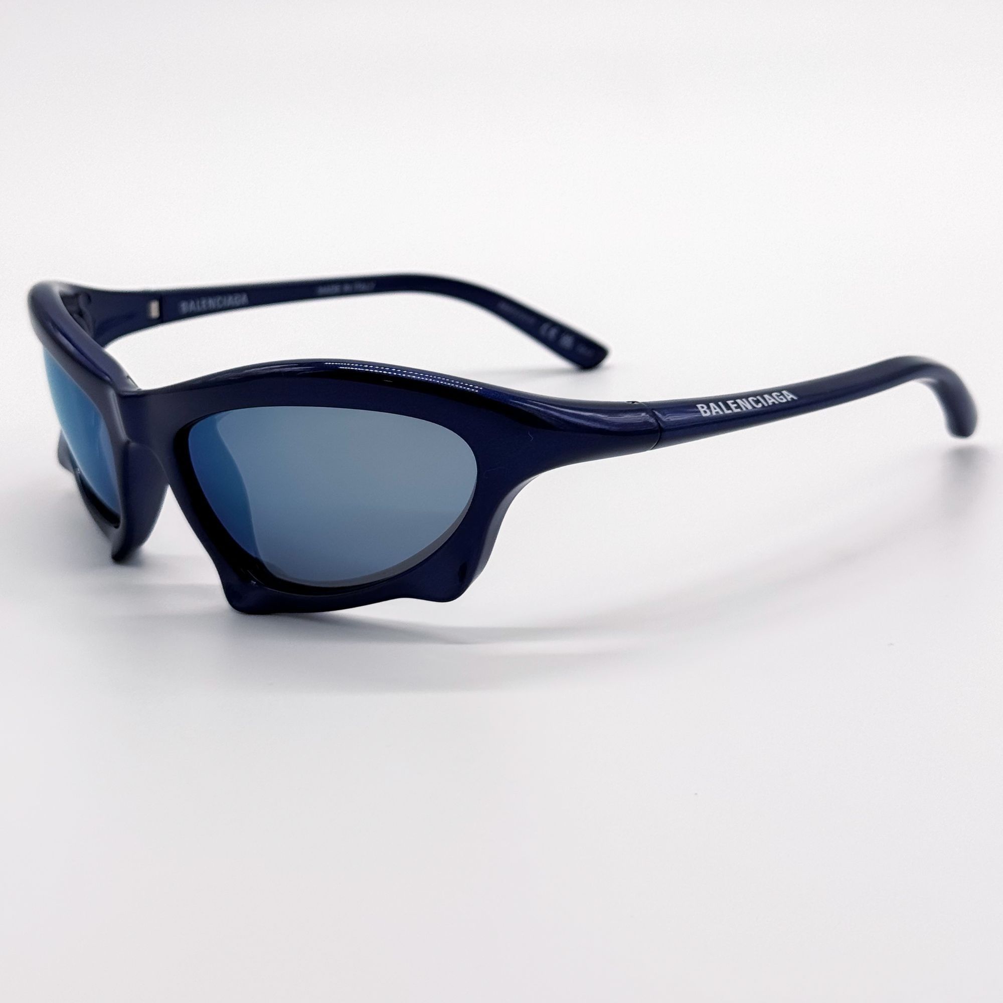 Balenciaga NEW BALENCIAGA BB0229S 006 SUNGLASSES BLUE UNISEX EYEWEAR Size ONE SIZE - 6 Thumbnail