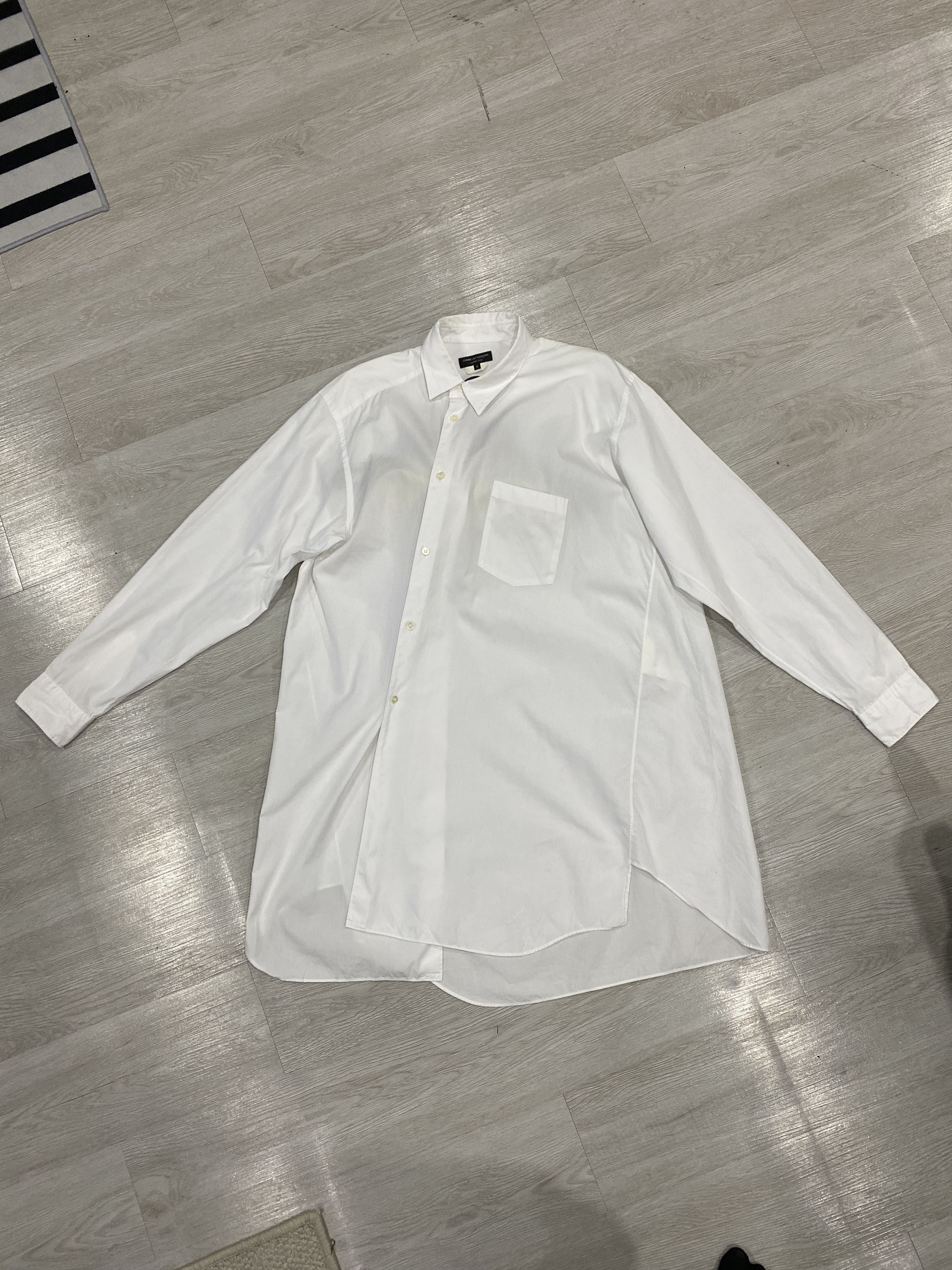 Comme des Garcons COMME des GARCONS HOMME PLUS Shirt Cotton White Size US M / EU 48-50 / 2 - 1 Thumbnail