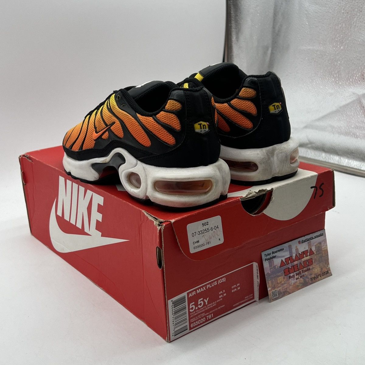 Nike Air max plus sunset Size US 5.5 / EU 38 - 4 Thumbnail