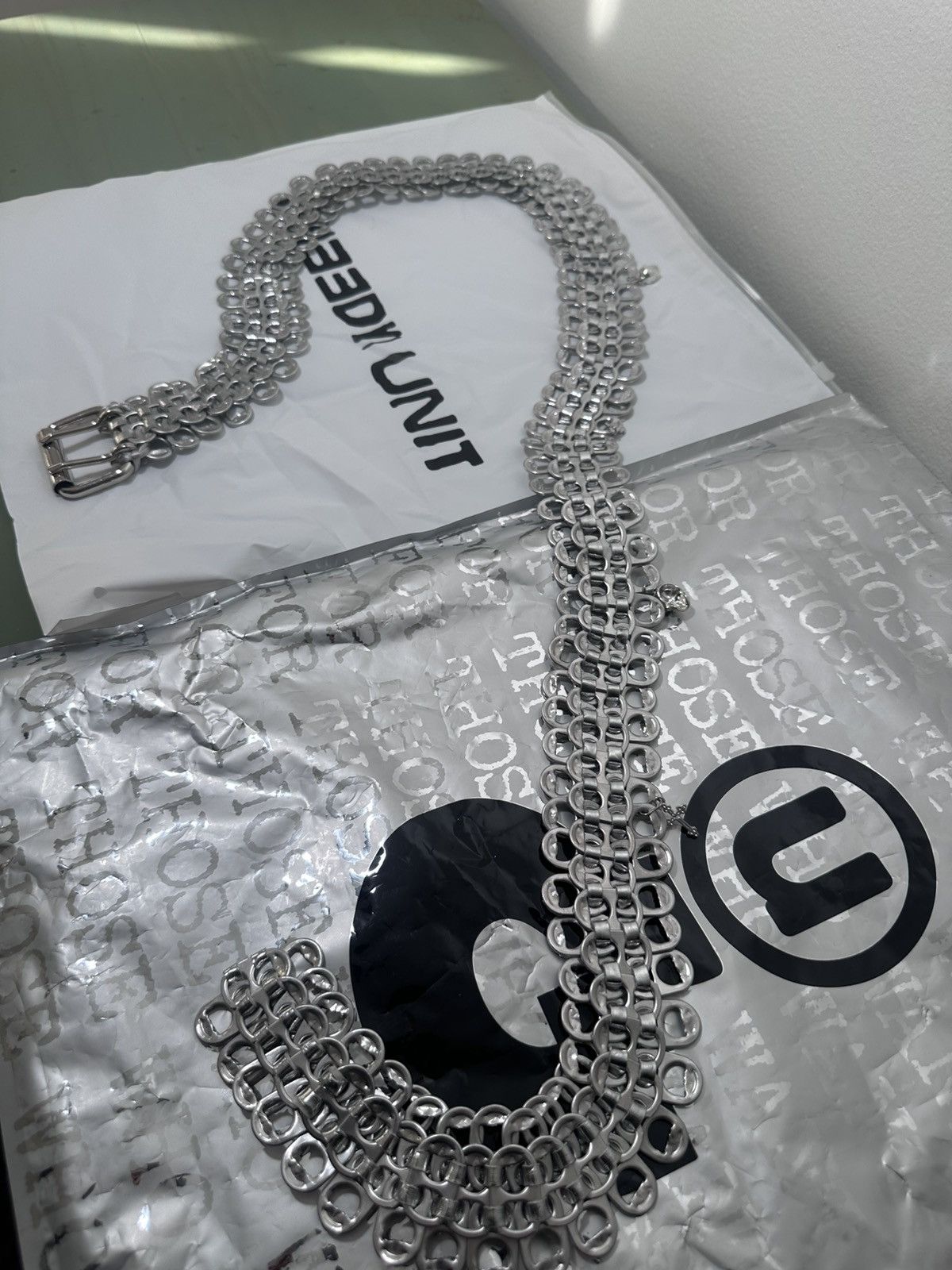 Greedy Unit GREEDY UNIT SILVER BOTTLE CAP BELT V1 Size ONE SIZE - 5 Thumbnail