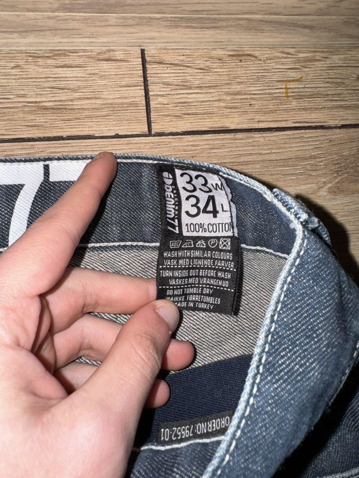 Vintage vintage denim original streetwear y2k jeans Size US 34 / EU 50 - 6 Thumbnail