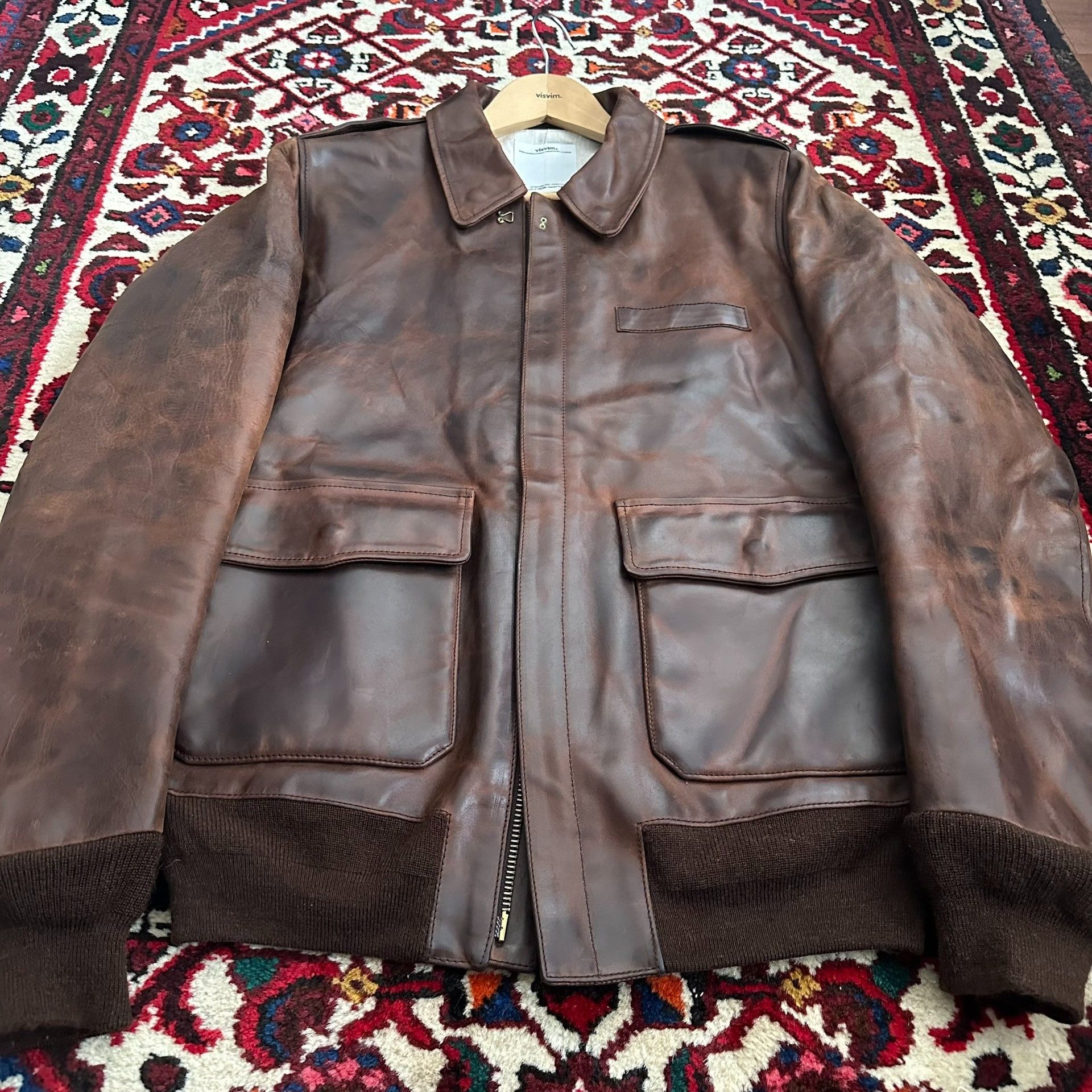 Visvim VISVIM ELMENDORF ITALIA Leather Jacket Size US M / EU 48-50 / 2 - 5 Thumbnail
