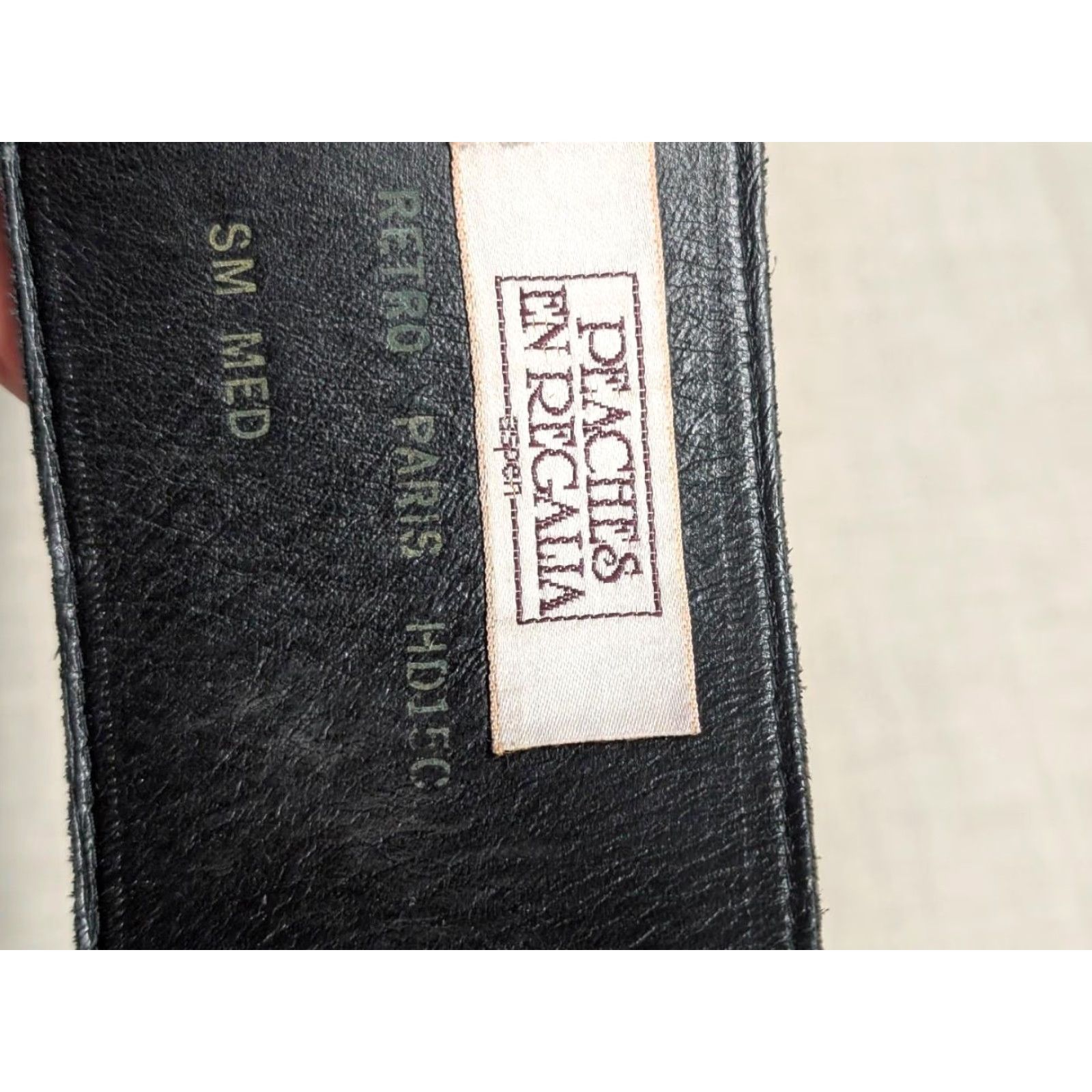 Vintage VINTAGE CORSET CINCH BELT 1980s 90s LEATHER BELT 28-30 GRAY WIDE glam STATEMENT Peaches En Regalia Belt Women M Gray Corset Belt Mens Girls Women Size M / US 6-8 / IT 42-44 - 5 Thumbnail