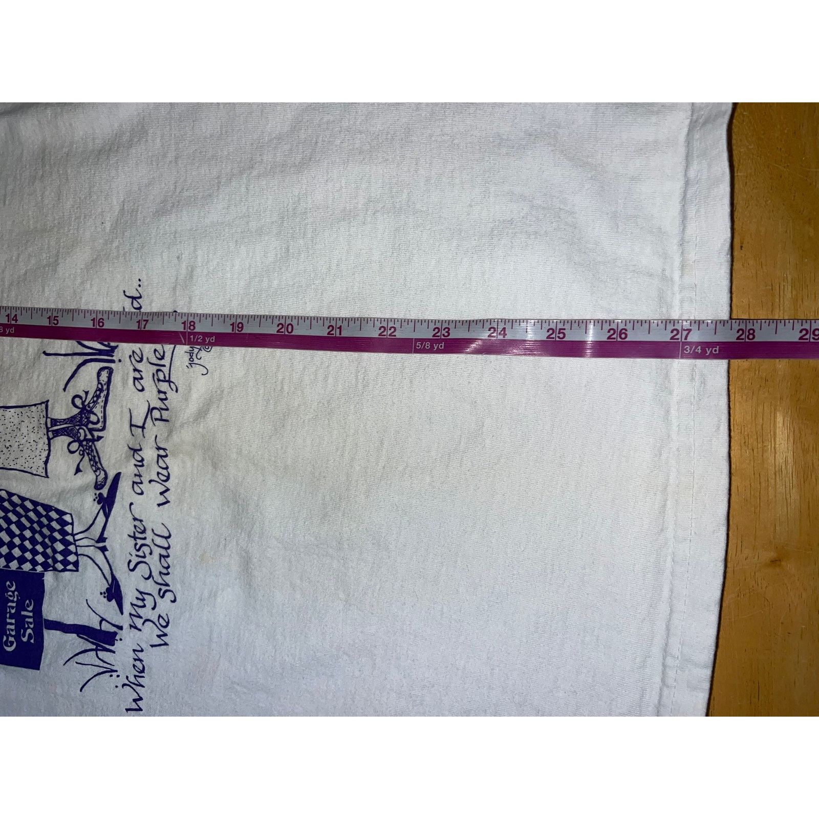 Gildan Vintage When my Sister And I Are Old Shirt We Wear Purple Size US L / EU 52-54 / 3 - 11 Thumbnail
