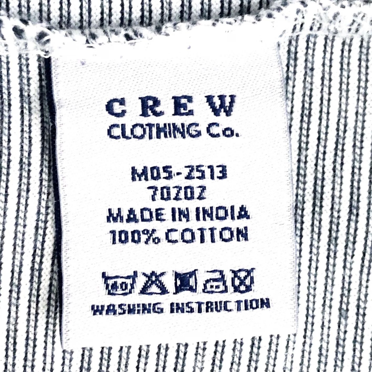 Vintage Crew Clothing Striped Short Sleeve Shirt XS Mens Size Small Grey Cotton Graphic Size US XS / EU 42 / 0 - 6 Thumbnail