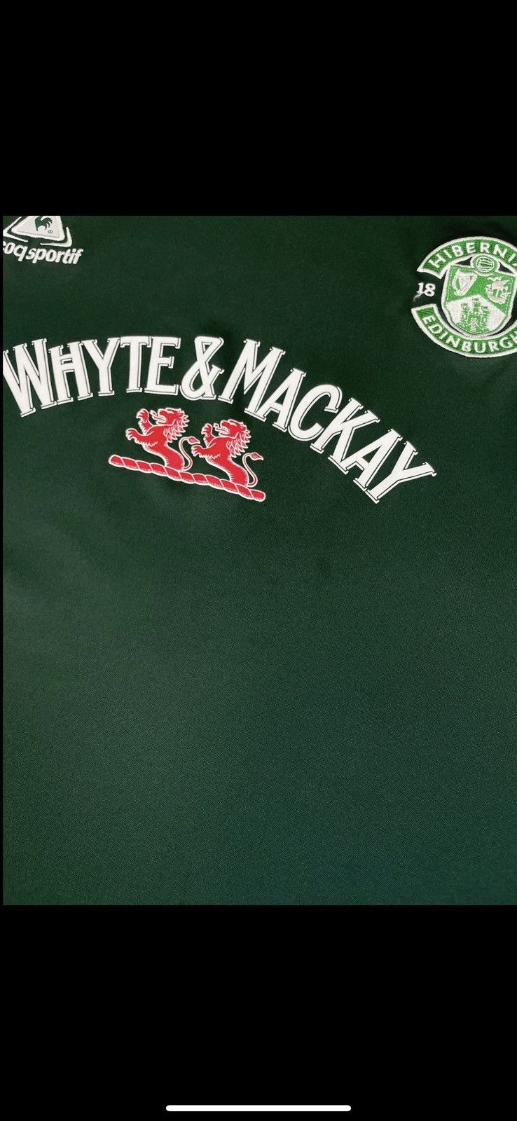 Le Coq Sportif Vintage soccer jersey Hibernian Edinburgh soccer jersey XXl Size US XXL / EU 58 / 5 - 2 Thumbnail