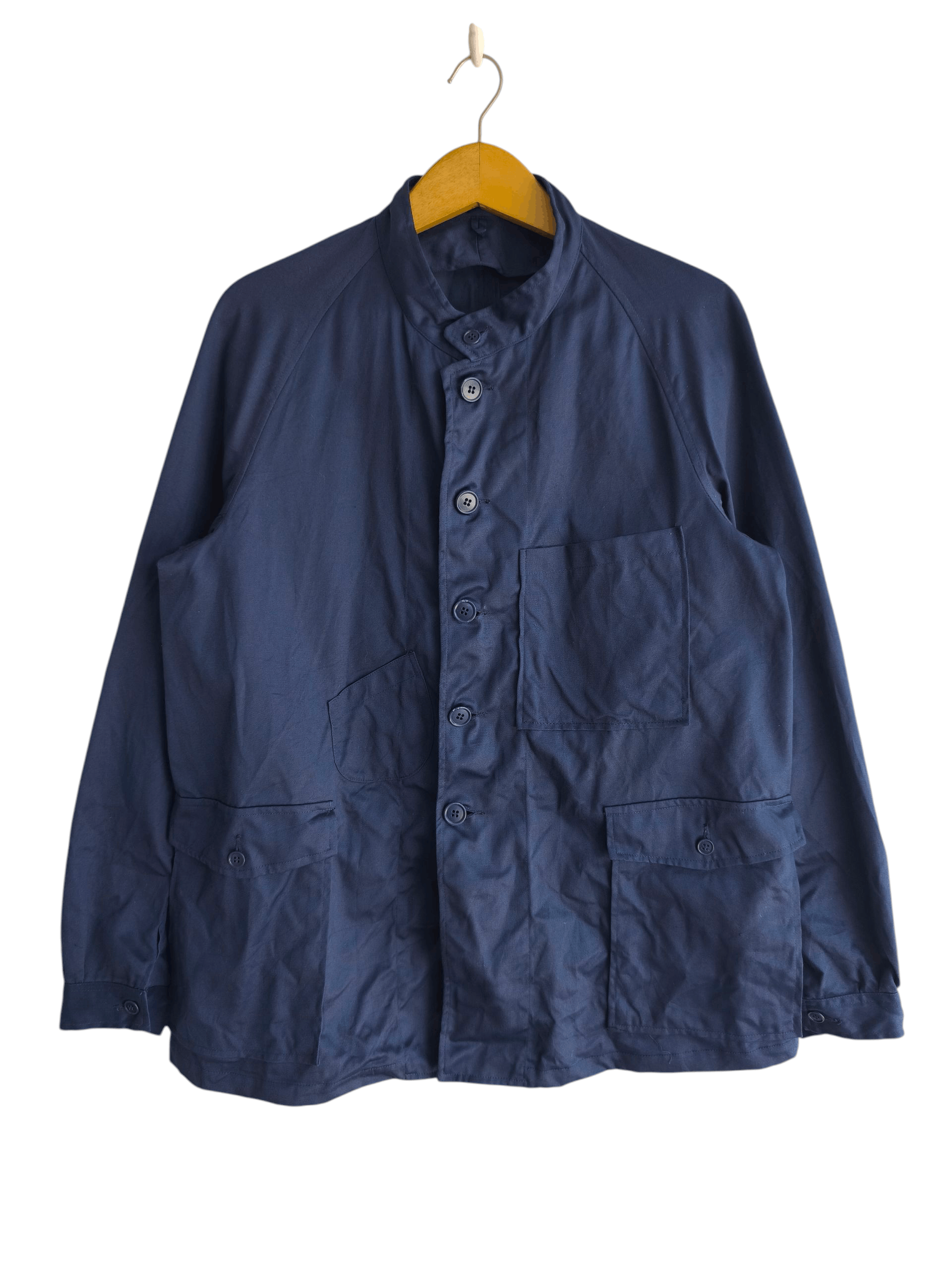 Issey Miyake Issey Miyake Men Blue de travail French workwear jacket Size US L / EU 52-54 / 3 - 3 Thumbnail