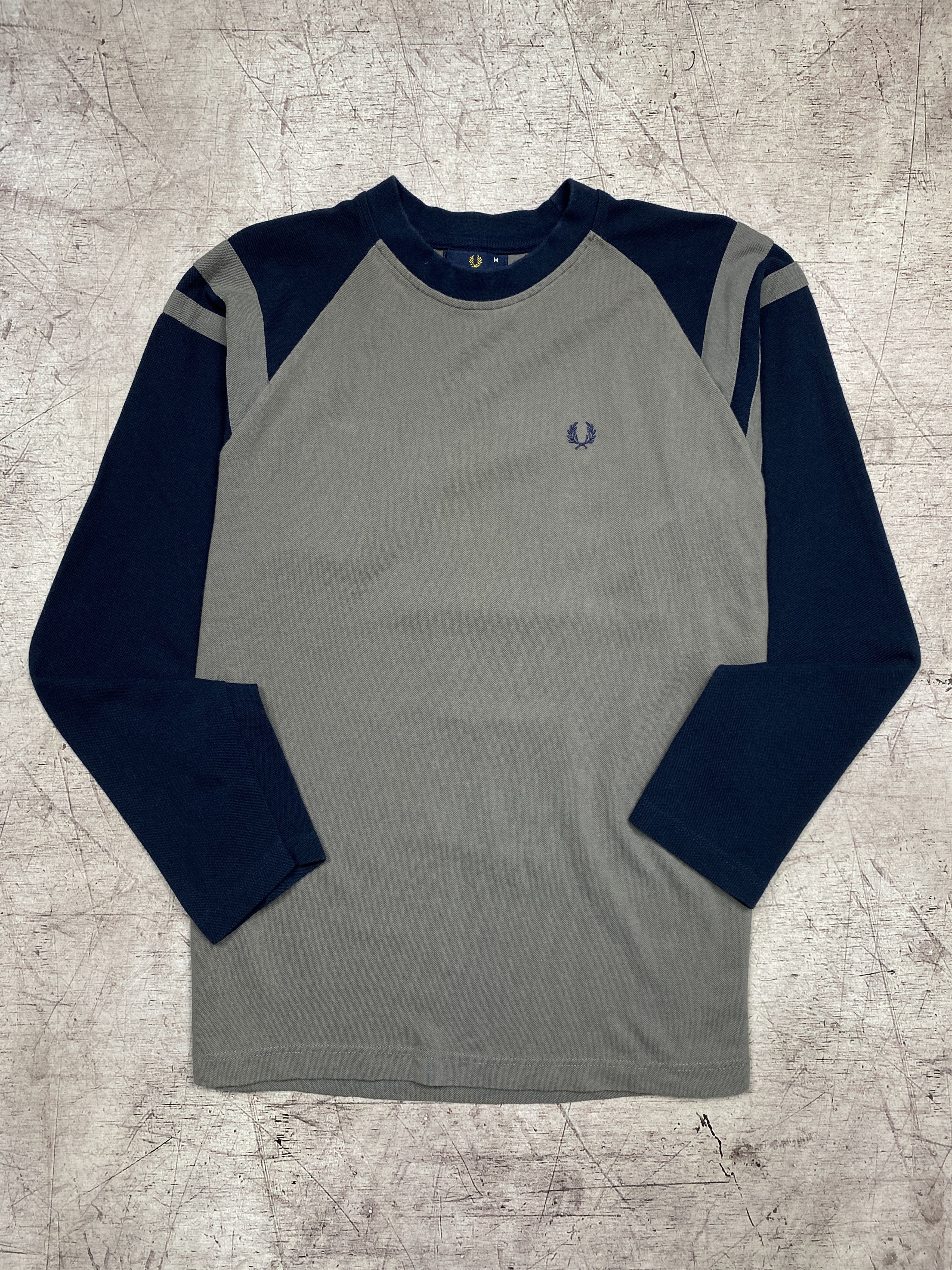 Fred Perry × Vintage Fred Perry 90s Vintage Mens Long Sleeve T-Shirt Size US M / EU 48-50 / 2 - 1 Thumbnail