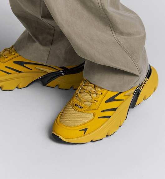 Dior o1w1db10426 3SN306 B44 Blade Low-Top Sneakers in Yellow Size US 7 / EU 40 - 7 Thumbnail