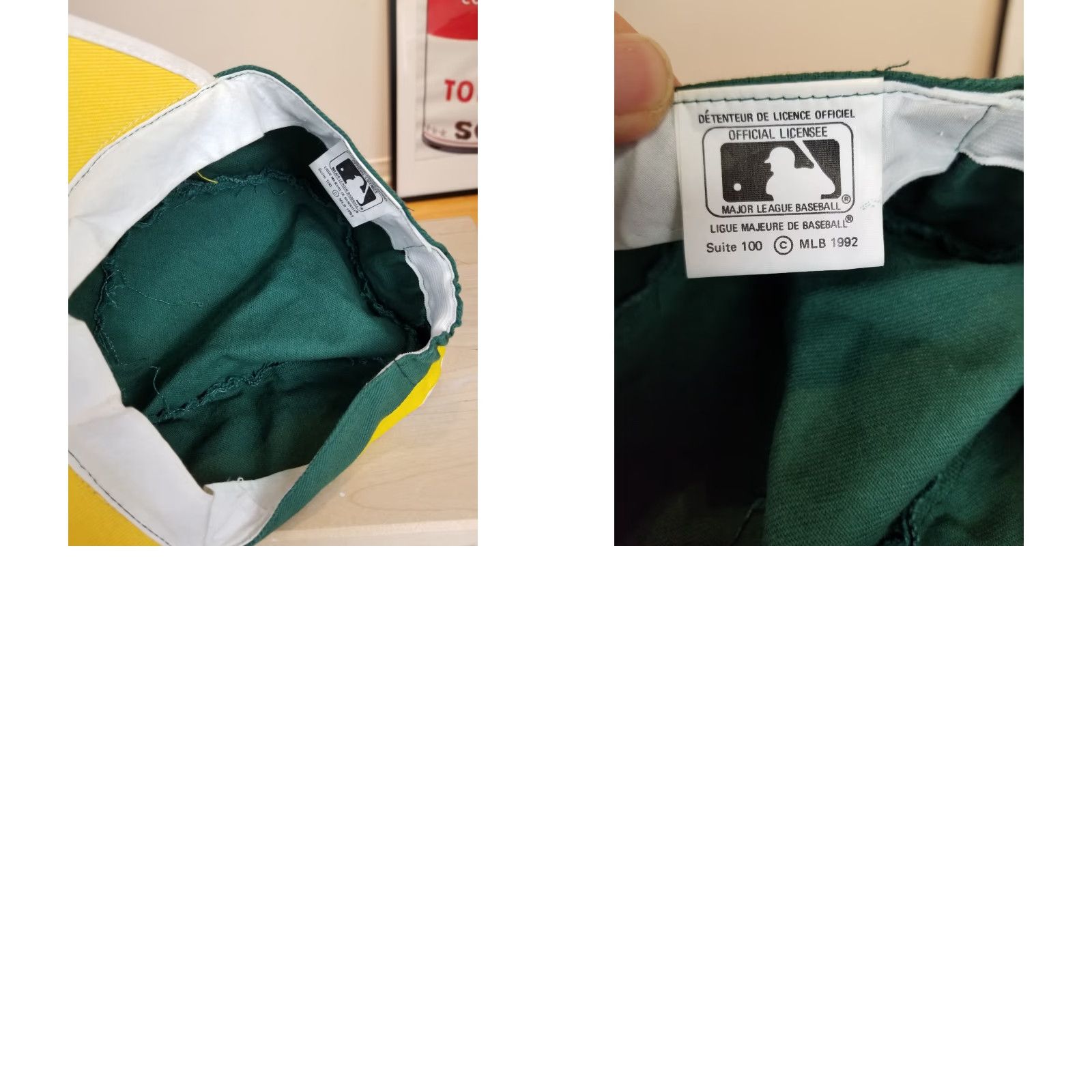 MLB VINTAGE 1992 A'S OAKLAND MLB BASEBALL HAT Size ONE SIZE - 8 Thumbnail