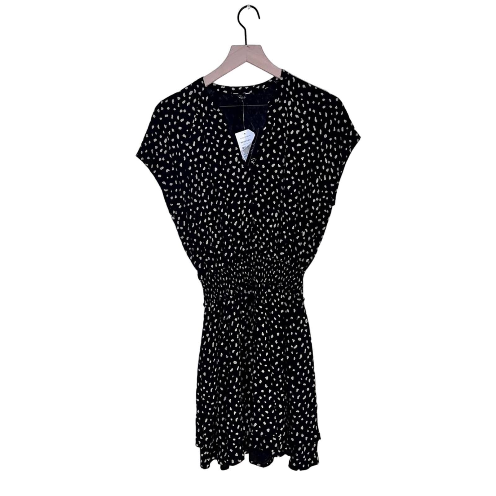 image of NWT Rails Polka Dot Dress S in Black, Women's (Size Small)