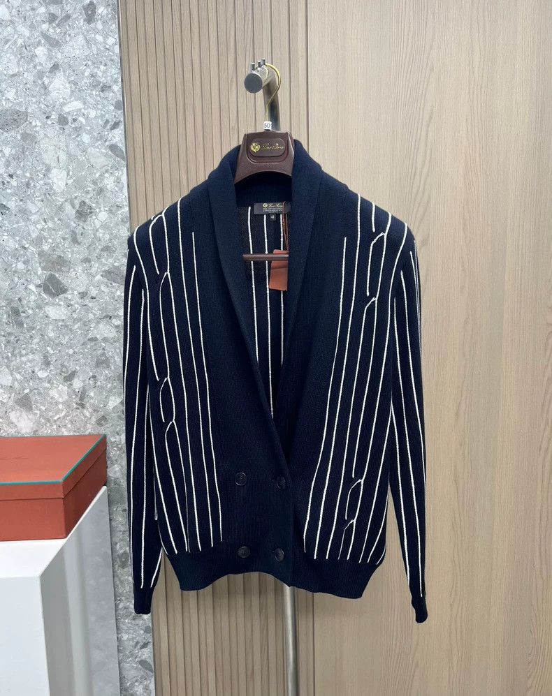 Loro Piana Loro Piana Micron wool knitted cardigan jacket 2504-Nextarr Size M / US 6-8 / IT 42-44 - 1 Thumbnail