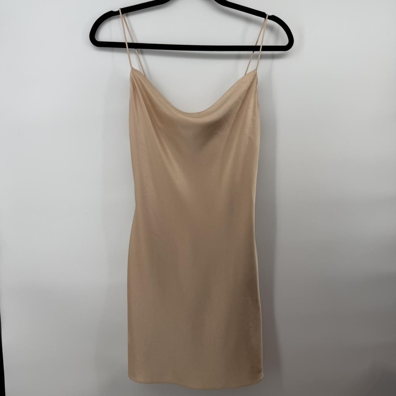 Alice + Olivia $295 Alice + Olivia Women's Pink Satin Cowl Neck Harmony Size XS / US 0-2 / IT 36-38 - 1 Thumbnail