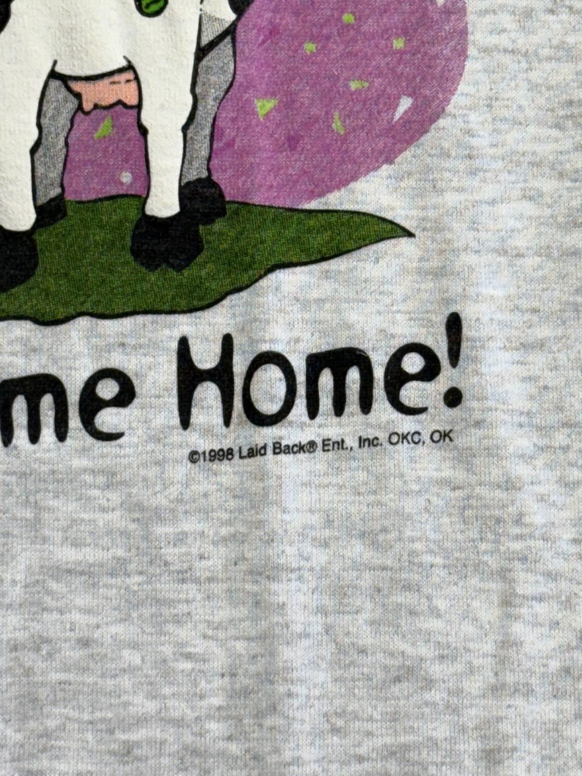Tultex Vintage Year 2000 Millenium T-shirt Mooollenium Cows L Size US L / EU 52-54 / 3 - 4 Thumbnail