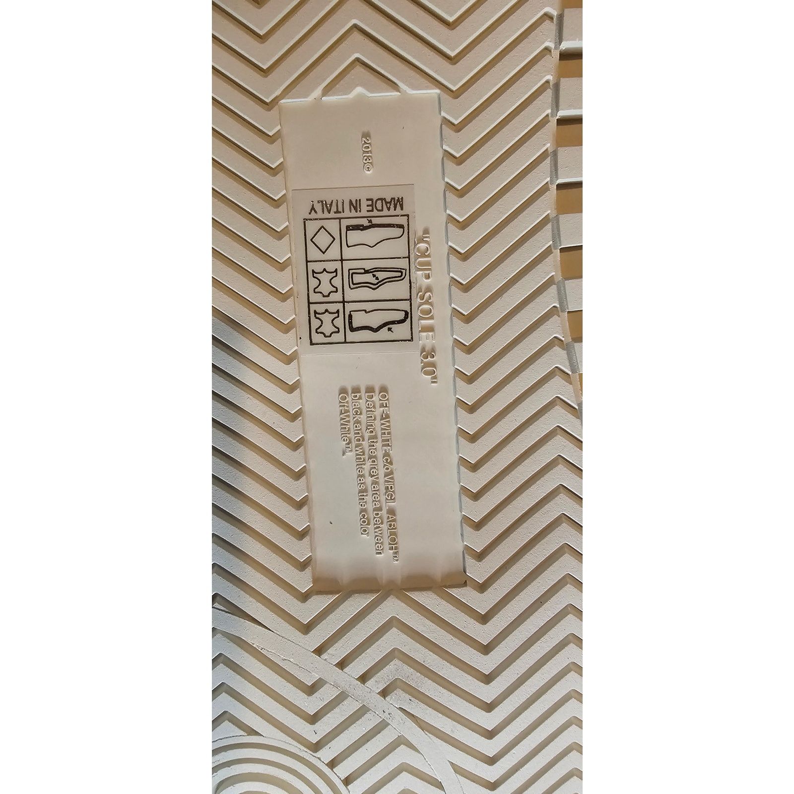 Off-White Off-White White Canvas and Leather Industrial High Top Size US 11 / EU 44 - 13 Thumbnail