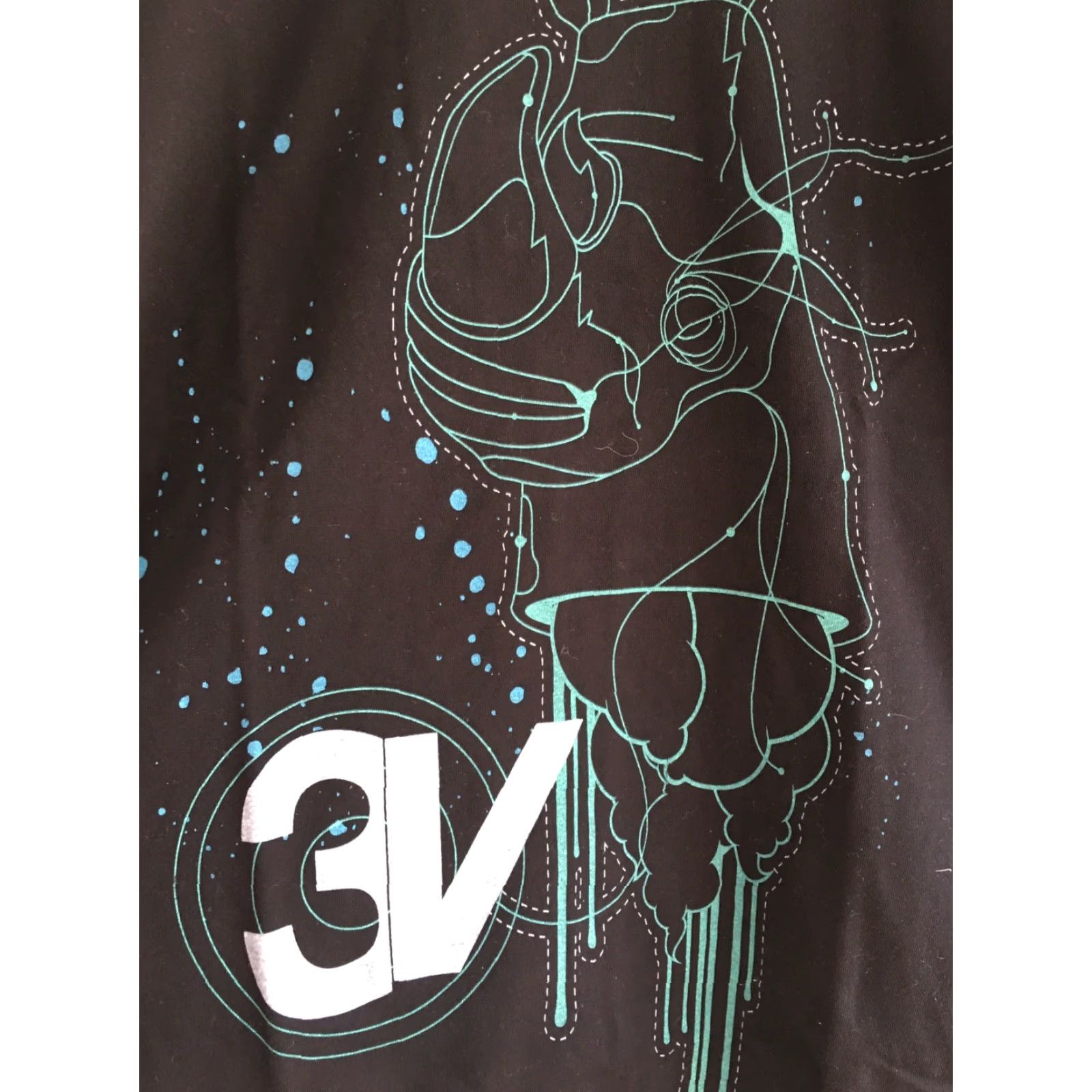 Vintage Rhino T-Shirt Black Graphic Tee Mens Medium 3V Streetwear NWOT Shirt Size US M / EU 48-50 / 2 - 4 Thumbnail