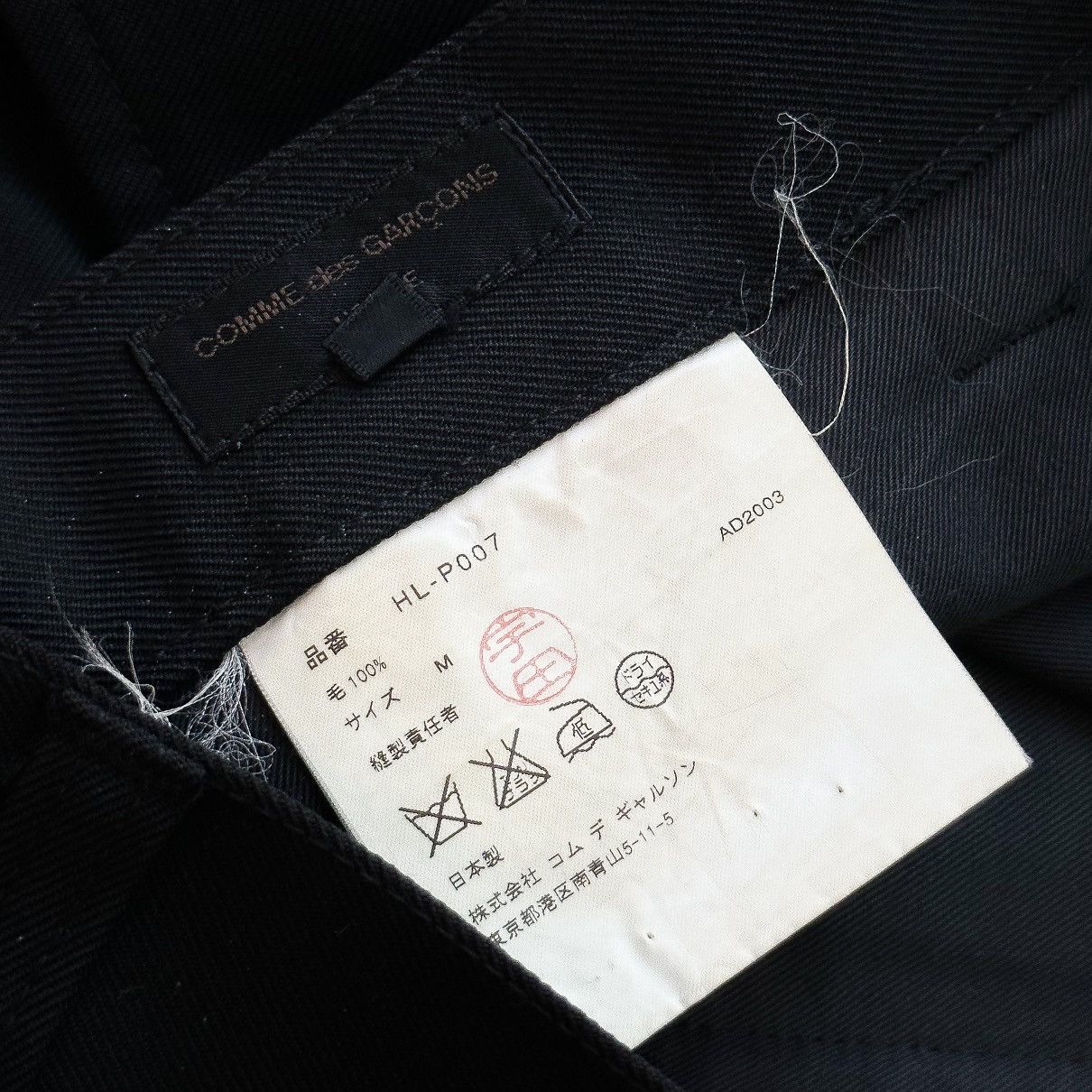 Comme des Garcons Homme CDG Homme AD2003 Cargo Pants Size US 34 / EU 50 - 3 Thumbnail
