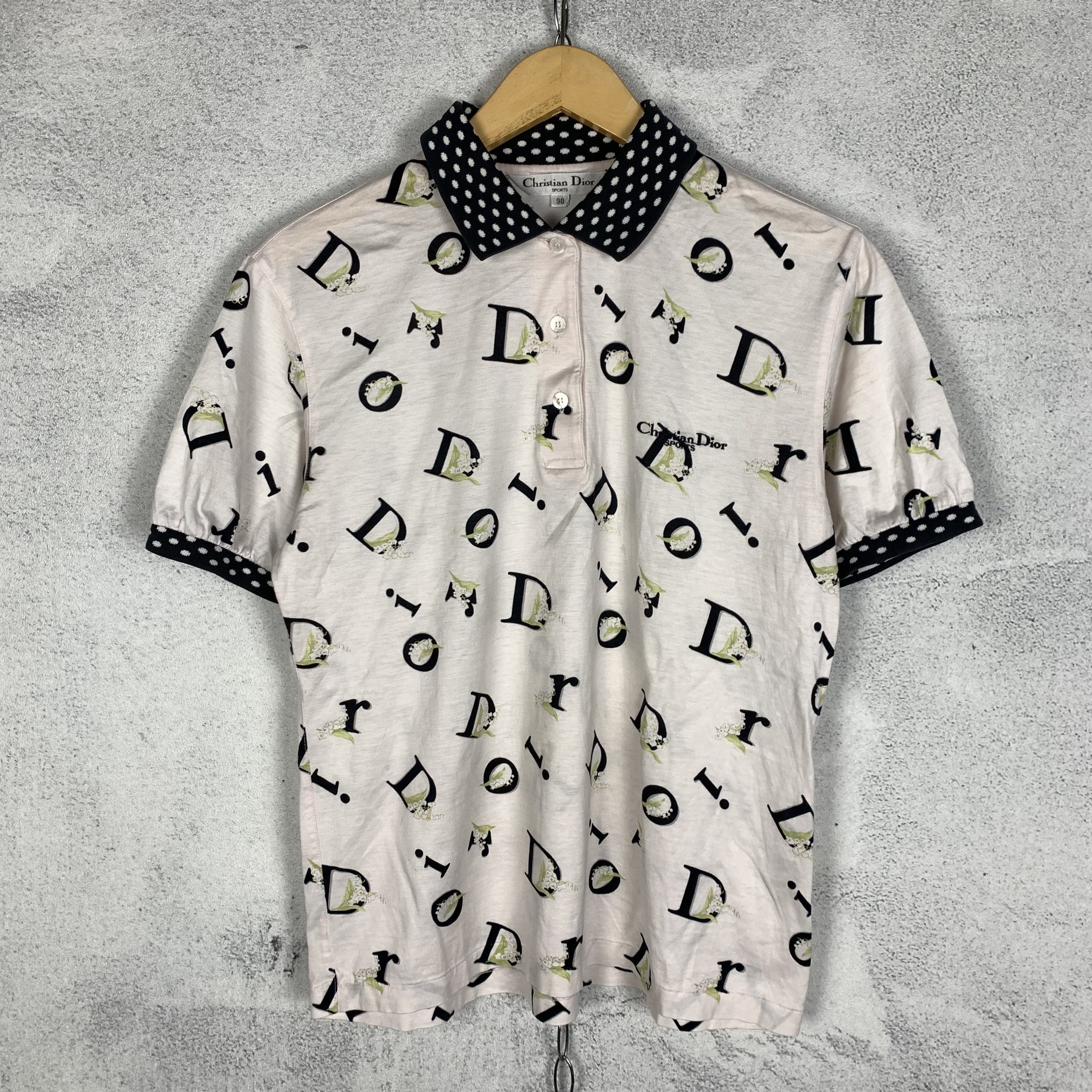 Vintage Christian Dior Top Polos Shirt