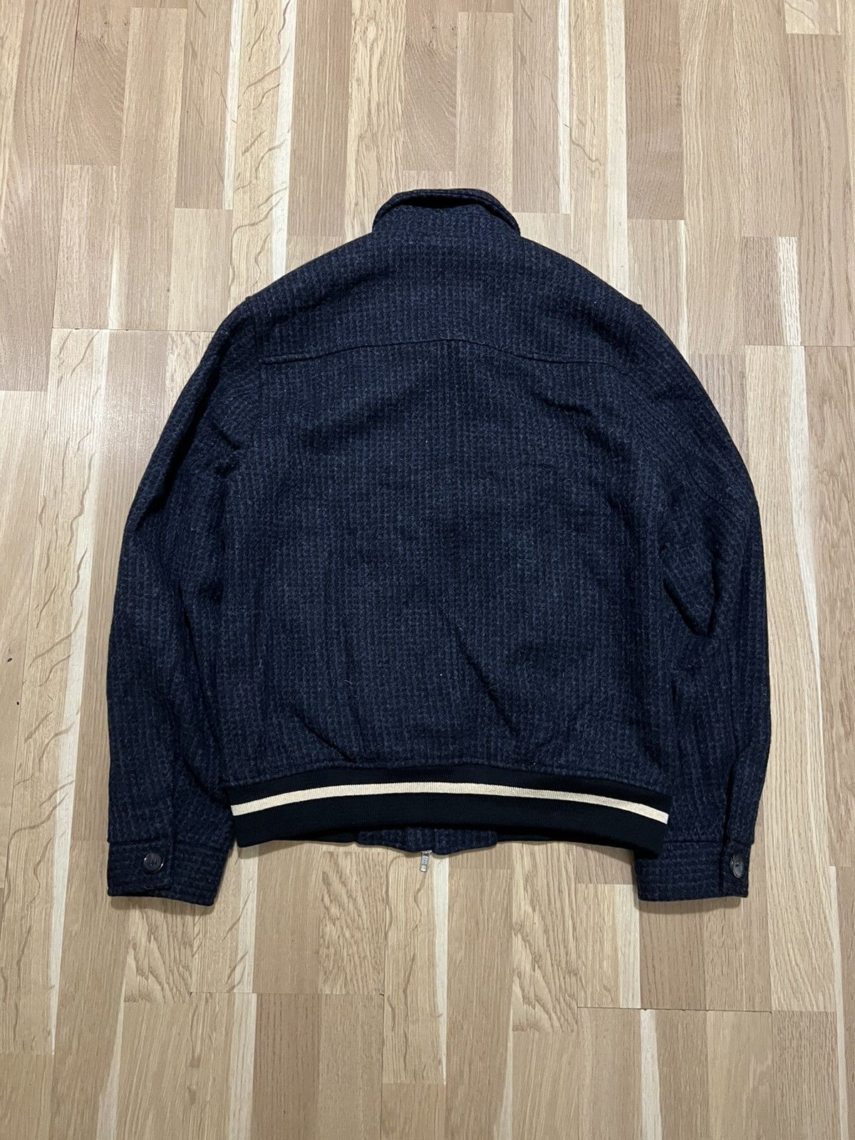 Japanese Brand × Oliver Spencer Oliver Spencer wool varsity jacket old money style 90 luxury Size US M / EU 48-50 / 2 - 7 Thumbnail