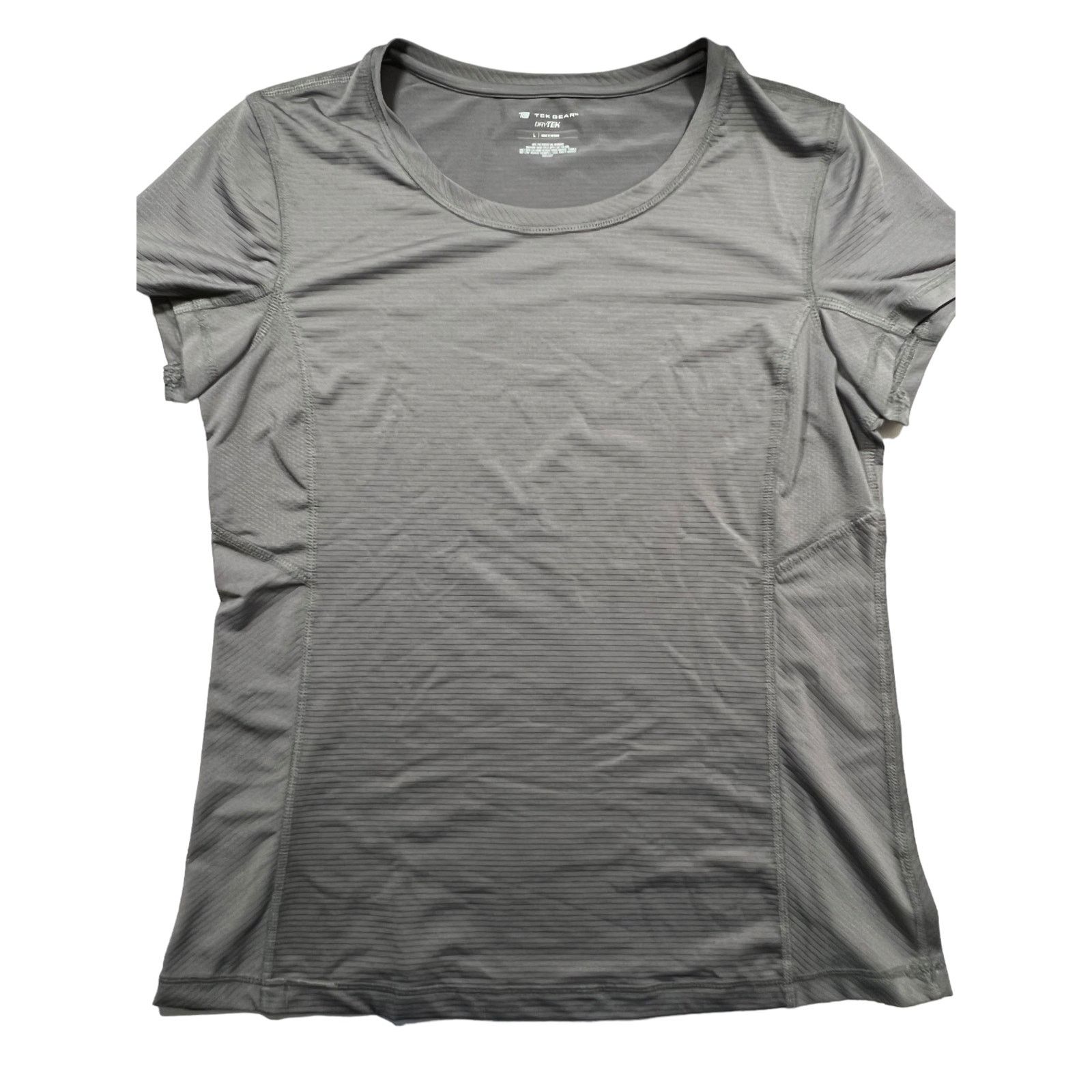 Tek Gear TekGear Men's Light Weight Gray Athletic DryTek Shirt Large Size US L / EU 52-54 / 3 - 1 Thumbnail