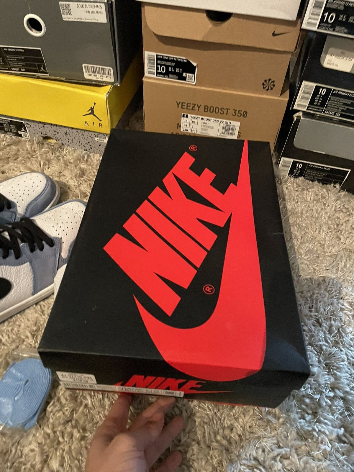 Jordan Brand Jordan 1 University Blue Size US 10.5 / EU 43-44 - 12 Thumbnail