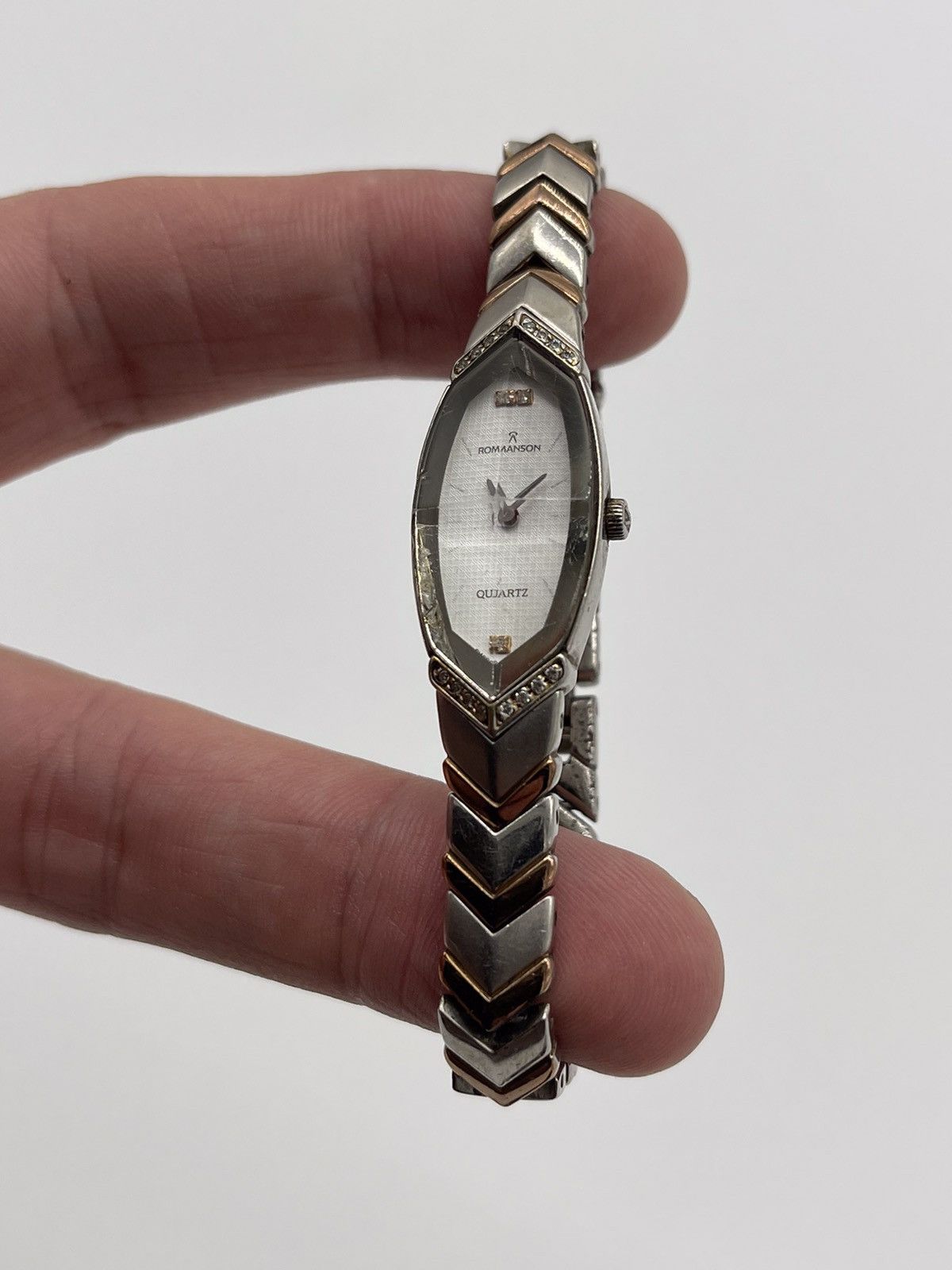 Japanese Brand × Vintage Romanson vintage watch wmns bracelet ladies amulet Size ONE SIZE - 4 Thumbnail