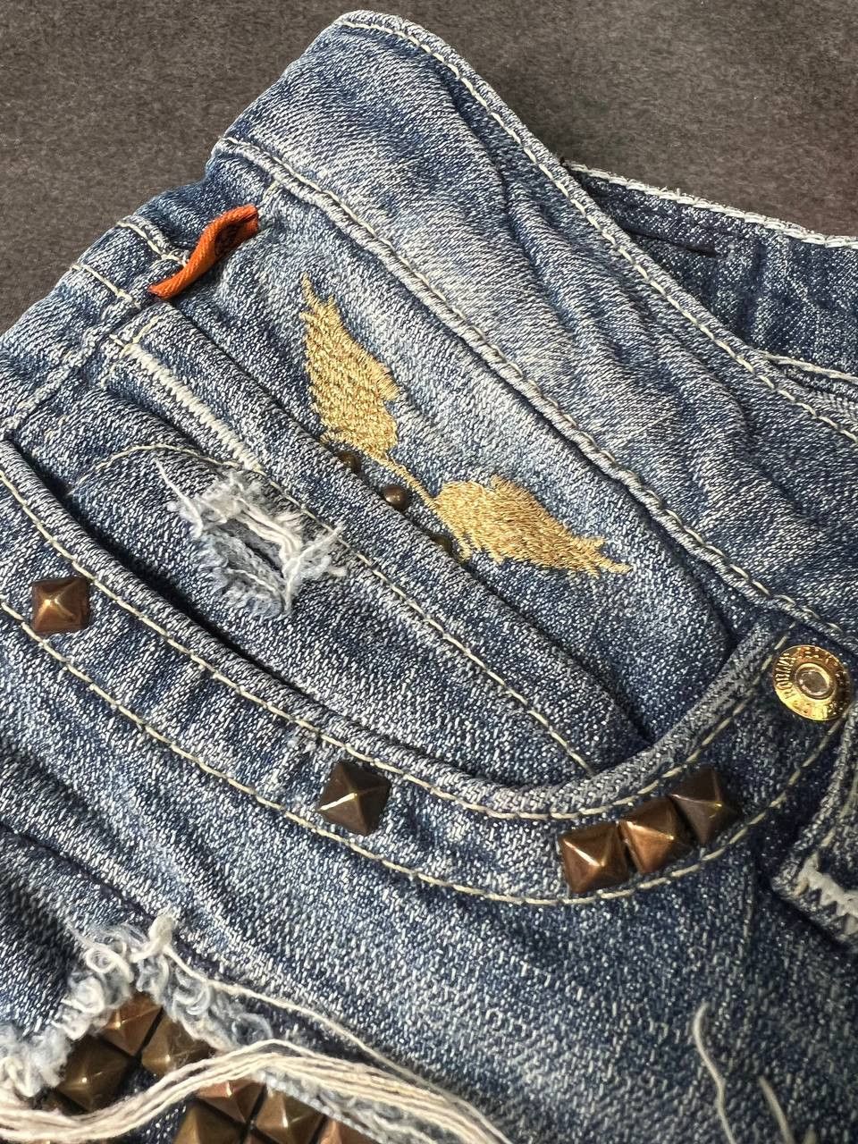 Robins Jeans LGB Style Vintage Robins Jean studded blue denim Size 25" / US 0 / IT 36 - 4 Thumbnail