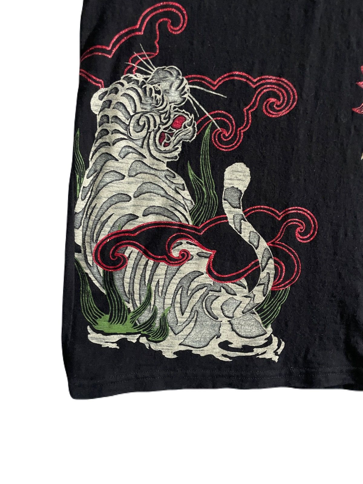Japanese Brand 2000s Japanese archive Glitter Sukajan Yakuza Polo Size US S / EU 44-46 / 1 - 6 Thumbnail