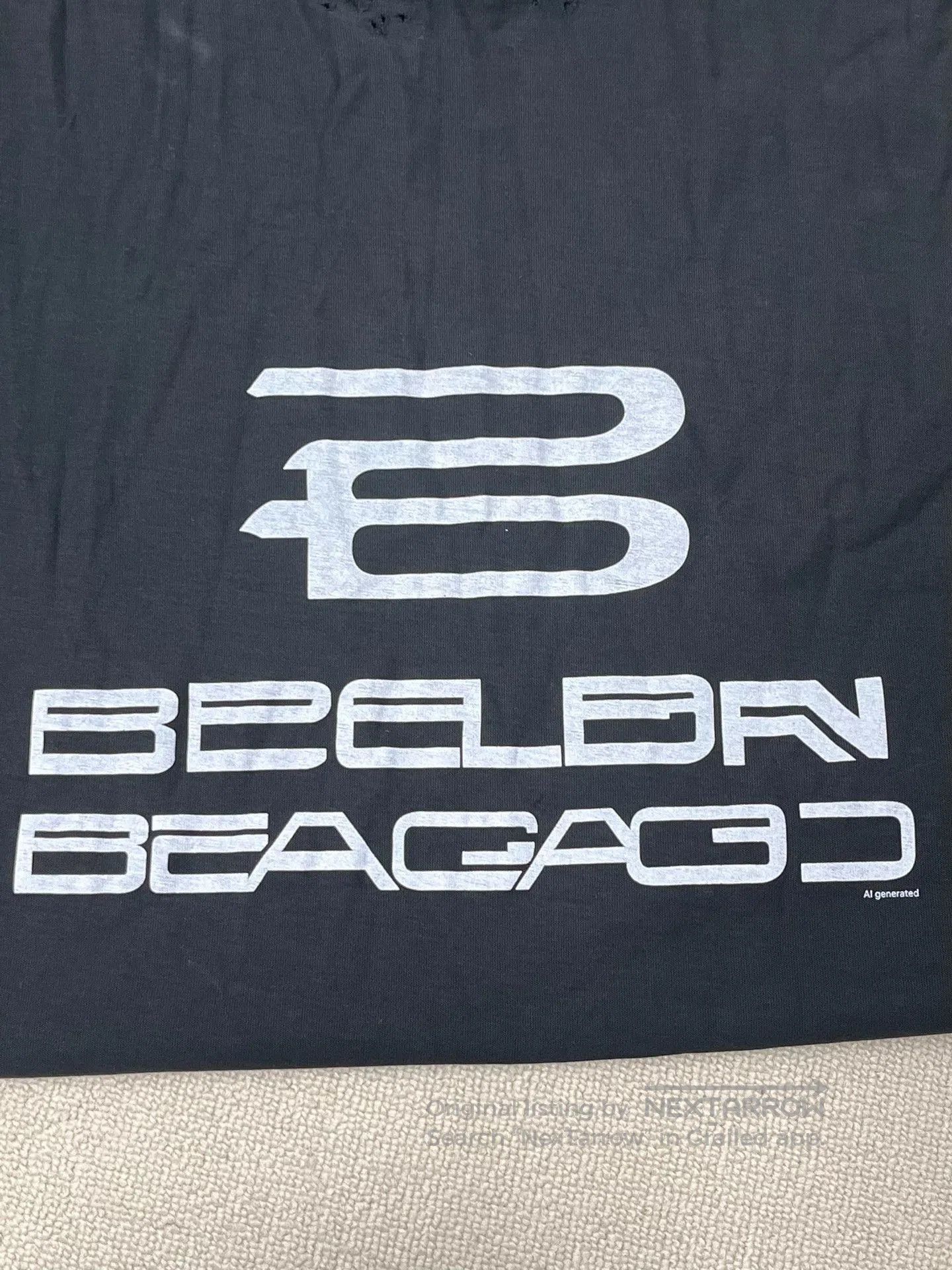 Balenciaga Balenciaga Logo Print Crewneck Short Sleeve T-Shirt. Size US L / EU 52-54 / 3 - 3 Thumbnail
