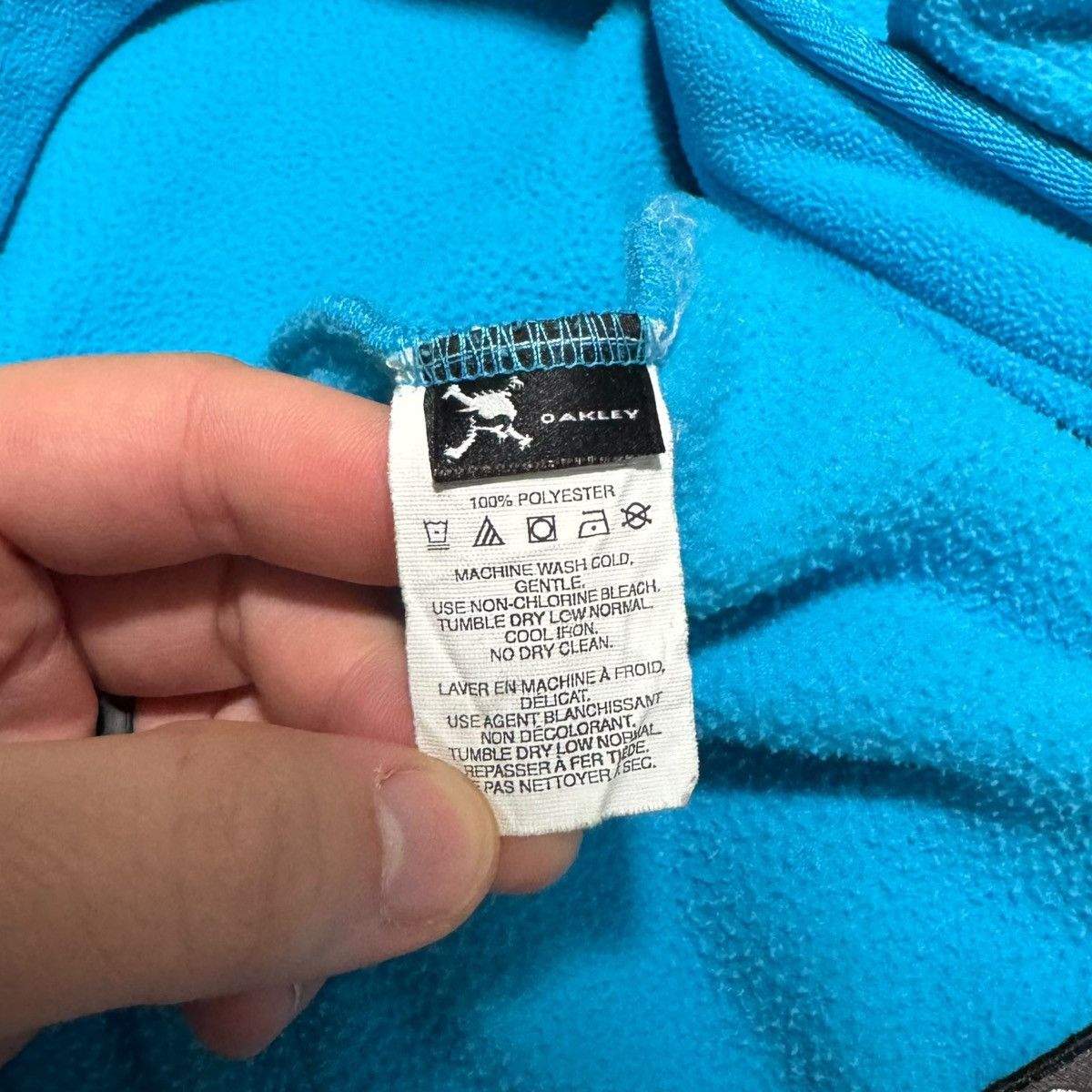 Oakley Oakley 2008 Blue Polyester Full Zip Fleece Jacket Men’s XL Size US XL / EU 56 / 4 - 8 Thumbnail