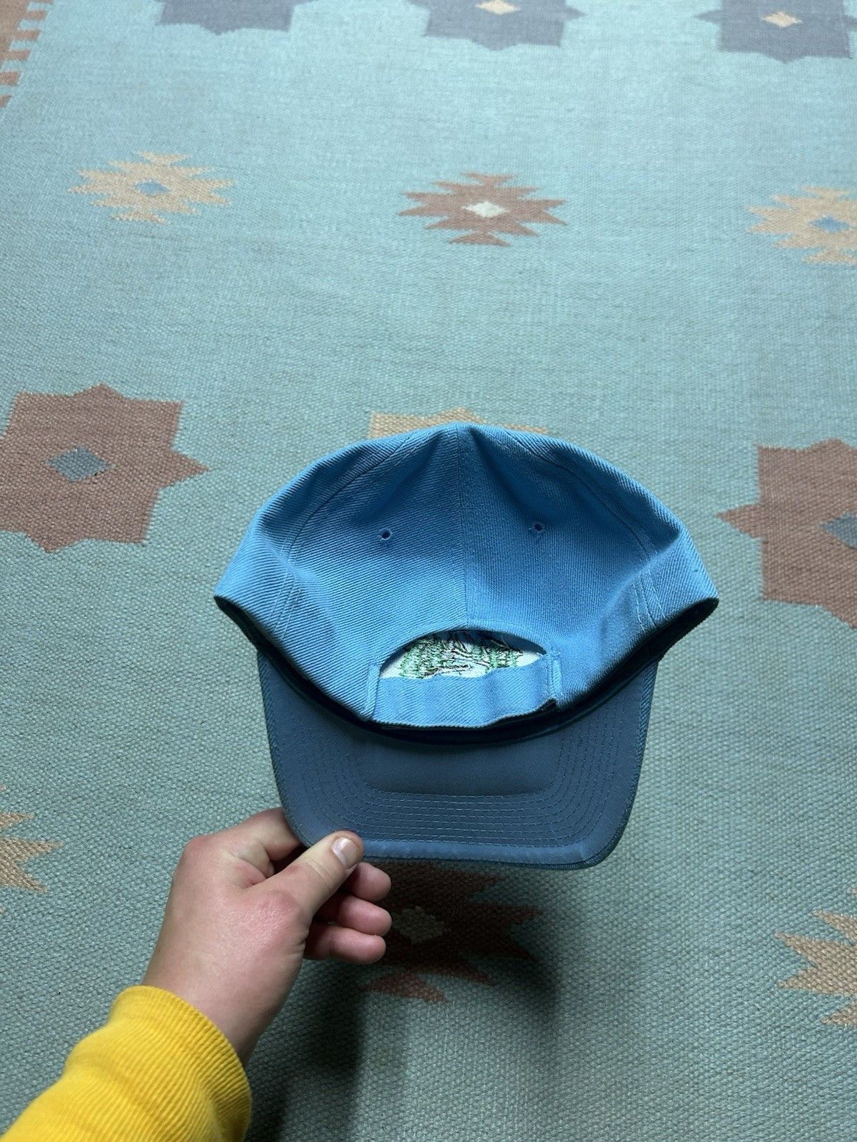 Vintage Vtg strapback hat Utah mountains river nature embroidered Size ONE SIZE - 4 Thumbnail