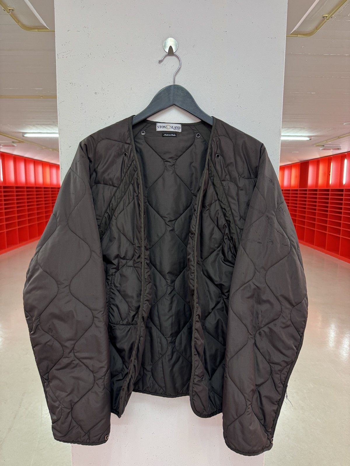 Stone Island Stone Island Raso Gommato dual layer trench coat Size US XL / EU 56 / 4 - 4 Thumbnail