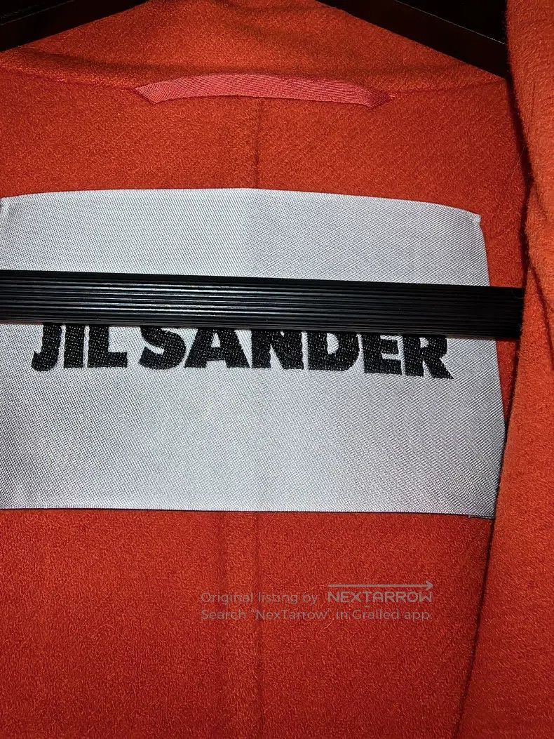 Jil Sander Jil Sander size 34 Orange Cashmere Coat Size 4XL / US 24-26 - 3 Thumbnail