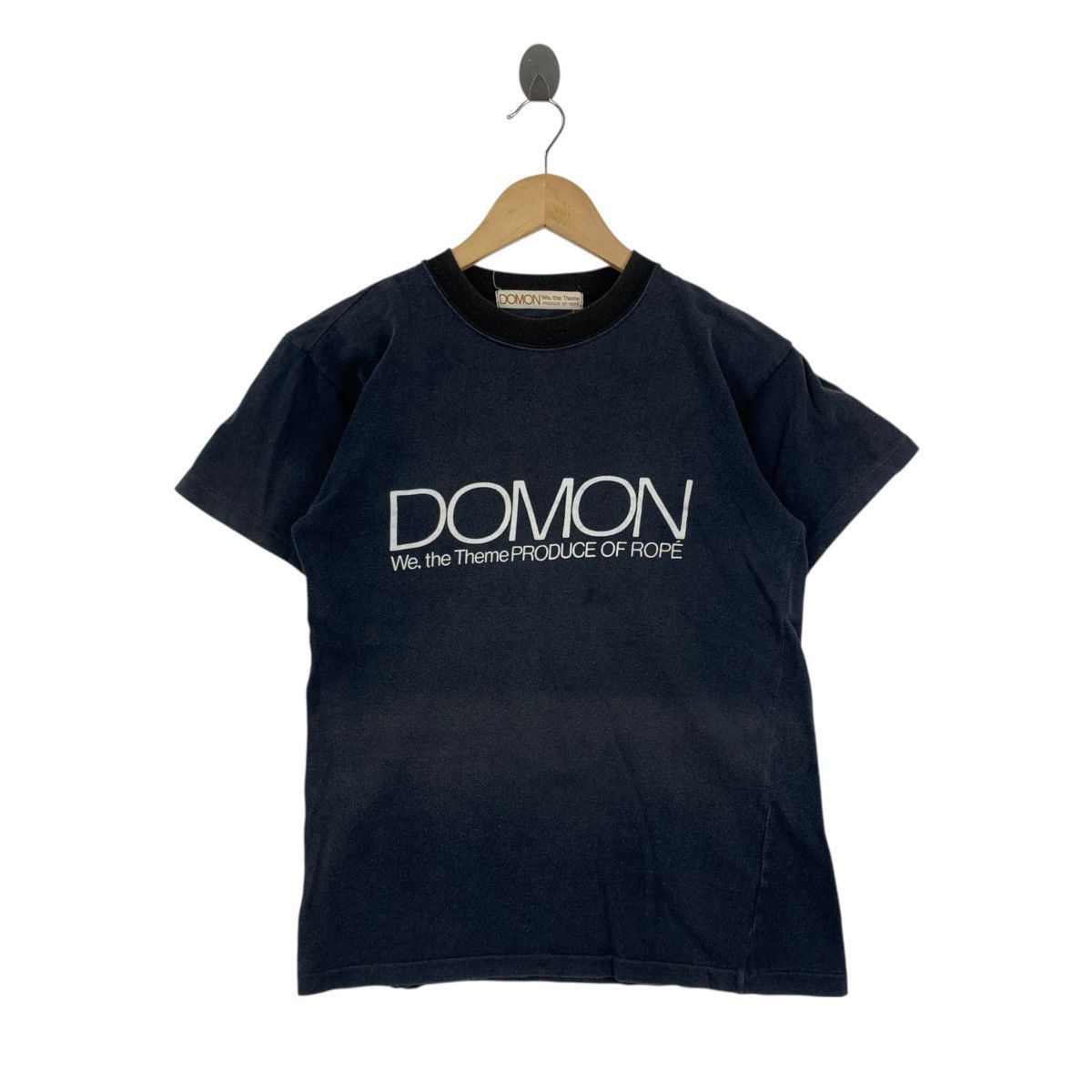 Vintage Vintage 90s DOMON By Rope Japanese Brand Short Sleeve Tshirt Size US S / EU 44-46 / 1 - 1 Thumbnail