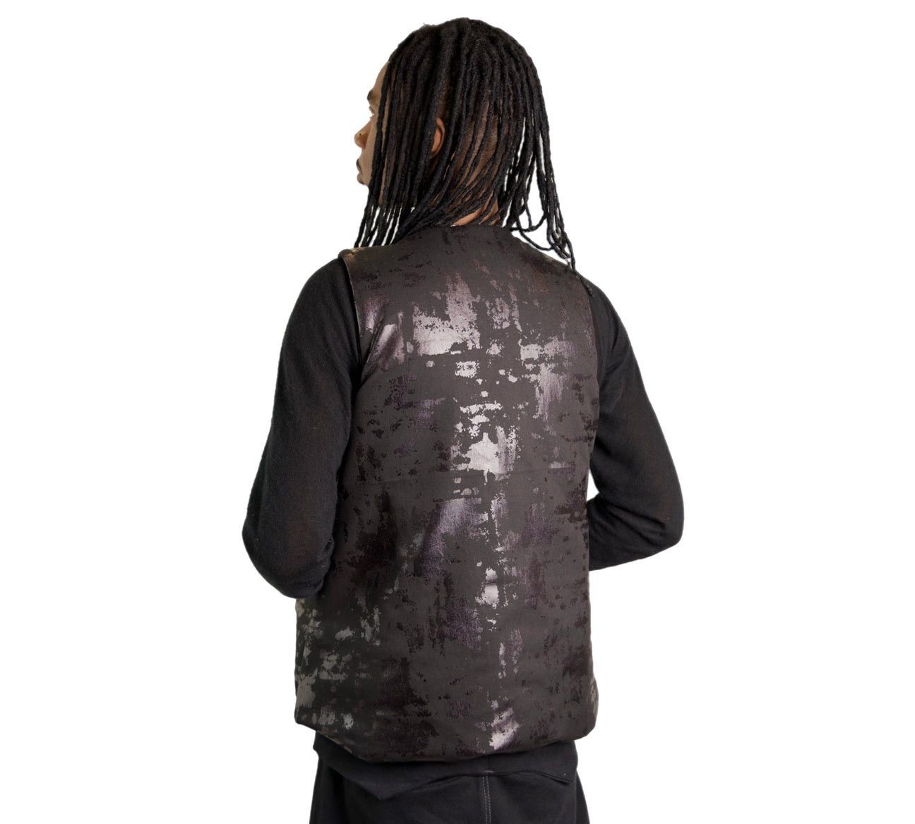 Grouture Painted Cropped Cargo vest Size US L / EU 52-54 / 3 - 3 Thumbnail