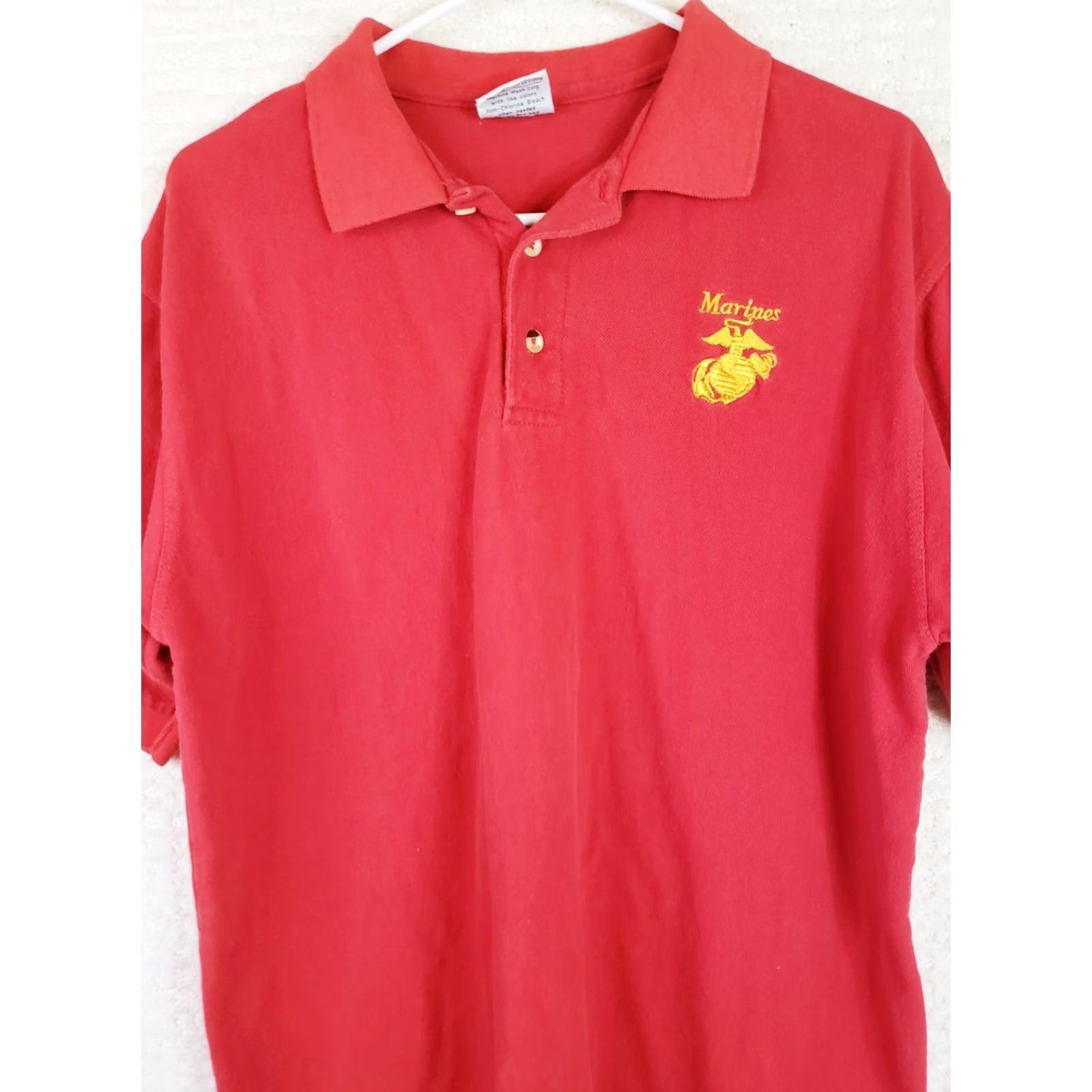 Rothco Rothco POLO SHIRT L USMC EMBROIDERED Red MARINES OFFICIALLY LICENSED Mens Size US L / EU 52-54 / 3 - 2 Thumbnail