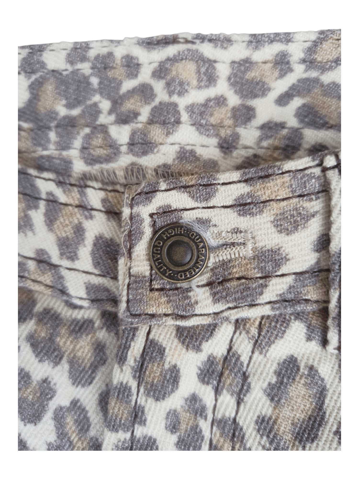 Japanese Brand GK Leopard Design Lace Up Flare Pants Size 24" / US 00 / IT 34 - 7 Thumbnail