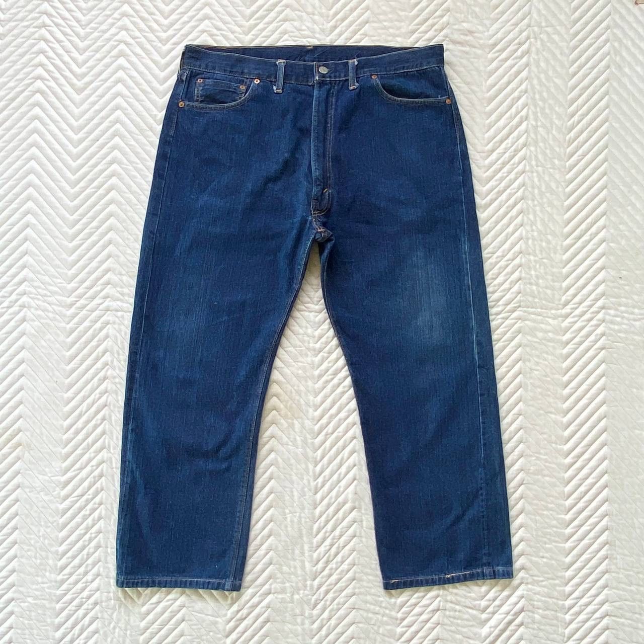 Levi's True Vintage 70s Levis Lot 505 Redline Selvedge Jeans Size US 37 - 1 Thumbnail