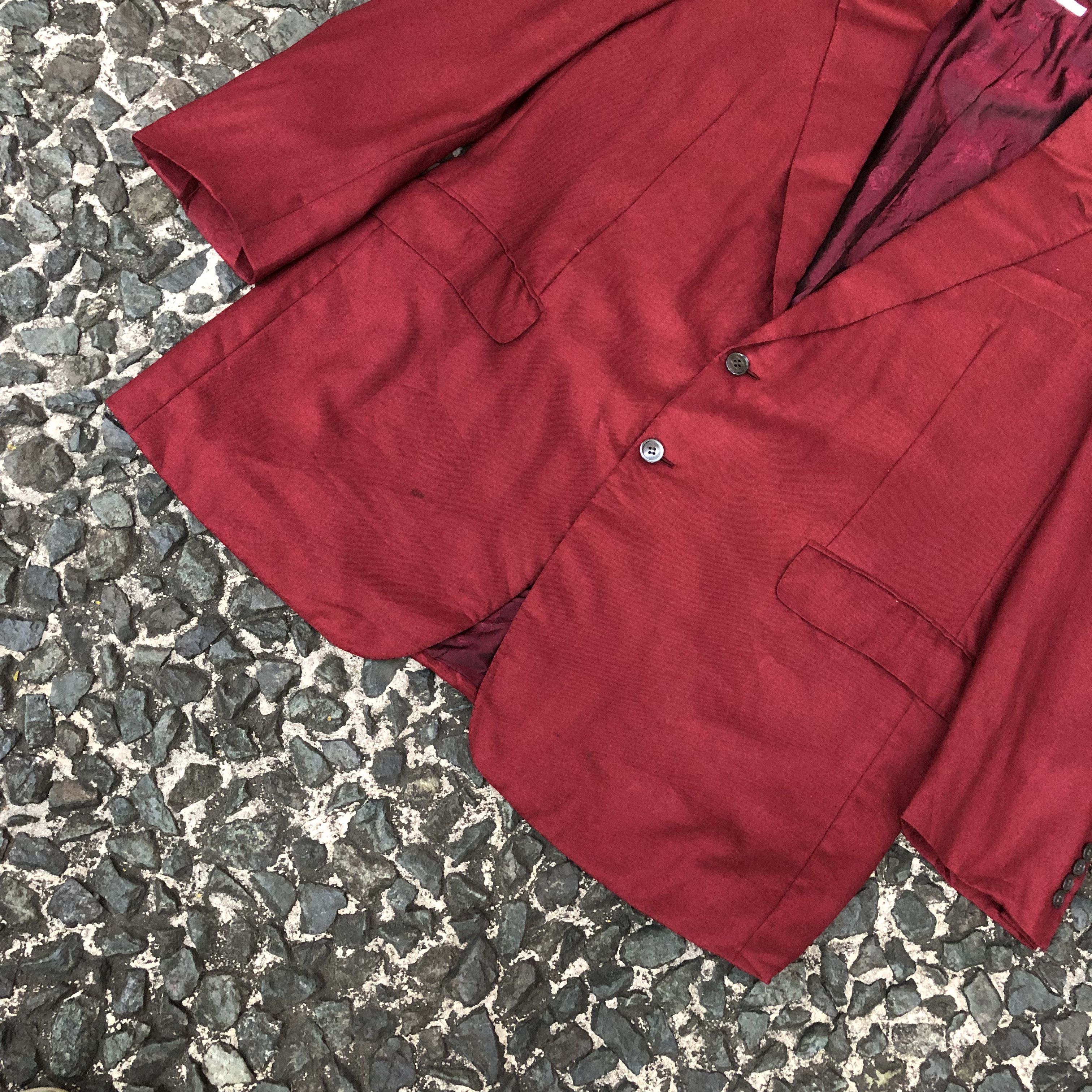 Brioni Brioni For Neiman Marcus Burgundy Traiano Blazer Size 54L - 3 Thumbnail