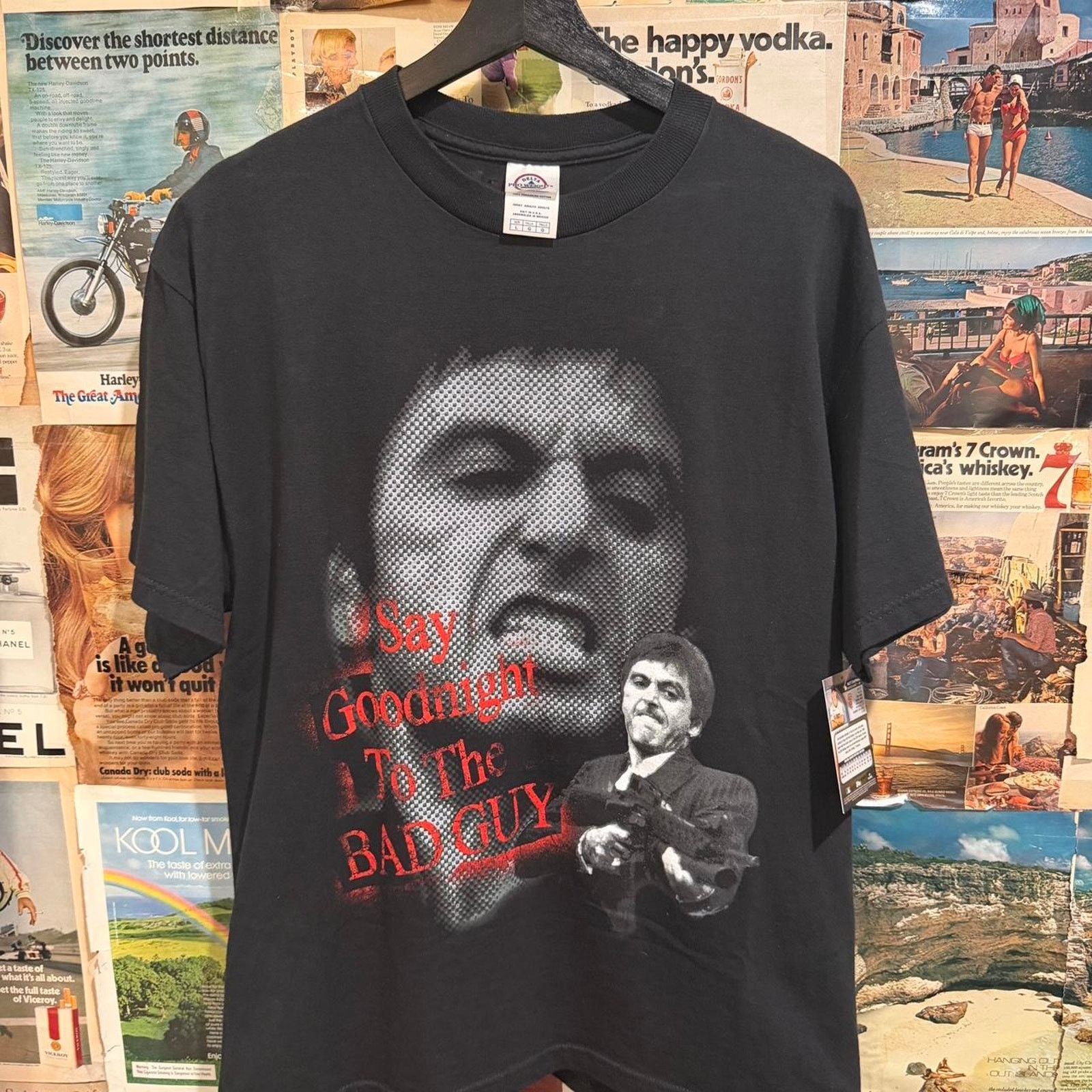 Vintage Vintage y2k scarface say goodnight Size US L / EU 52-54 / 3 - 1 Thumbnail